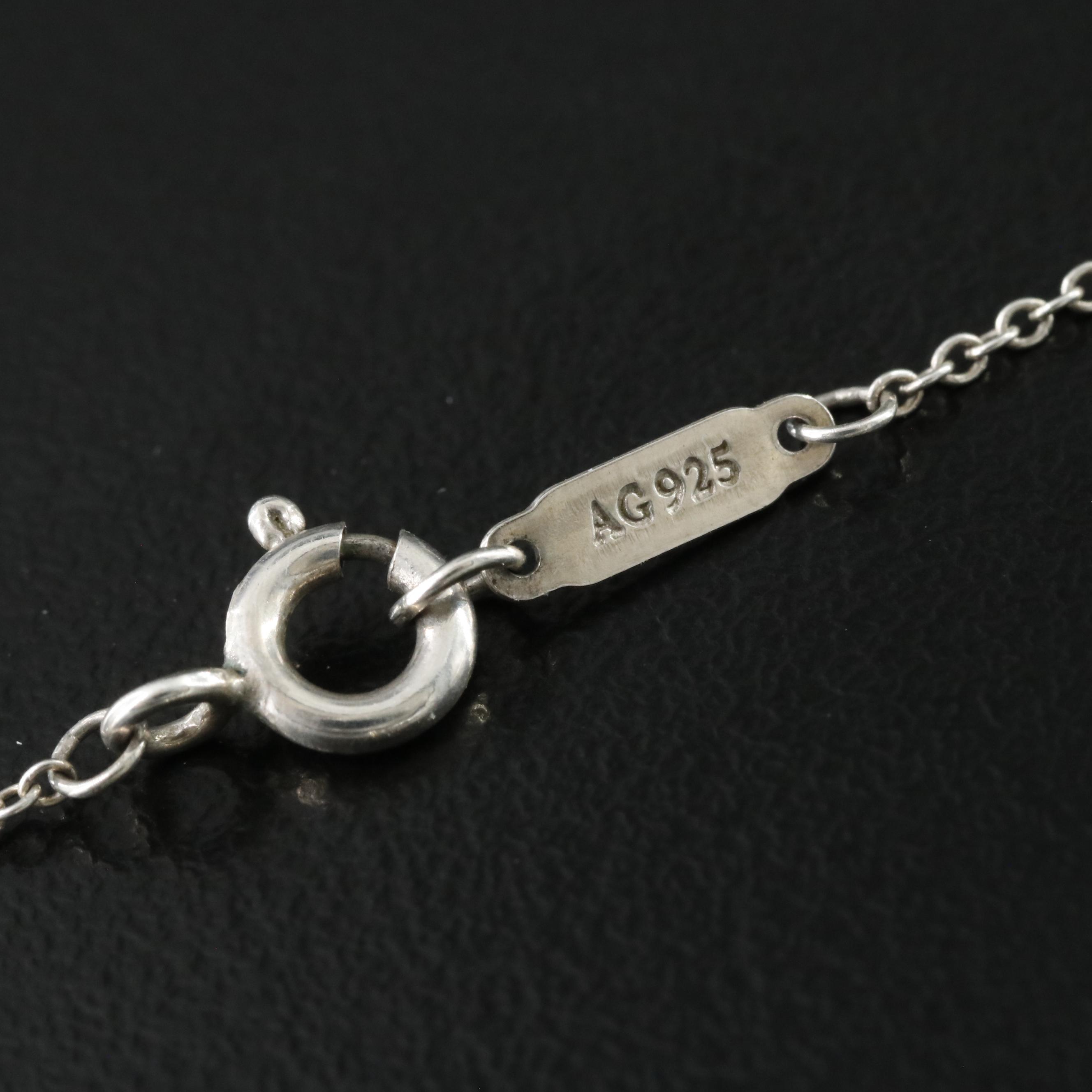 Tiffany & Co. 1837 Sterling Interlocking Circles Necklace