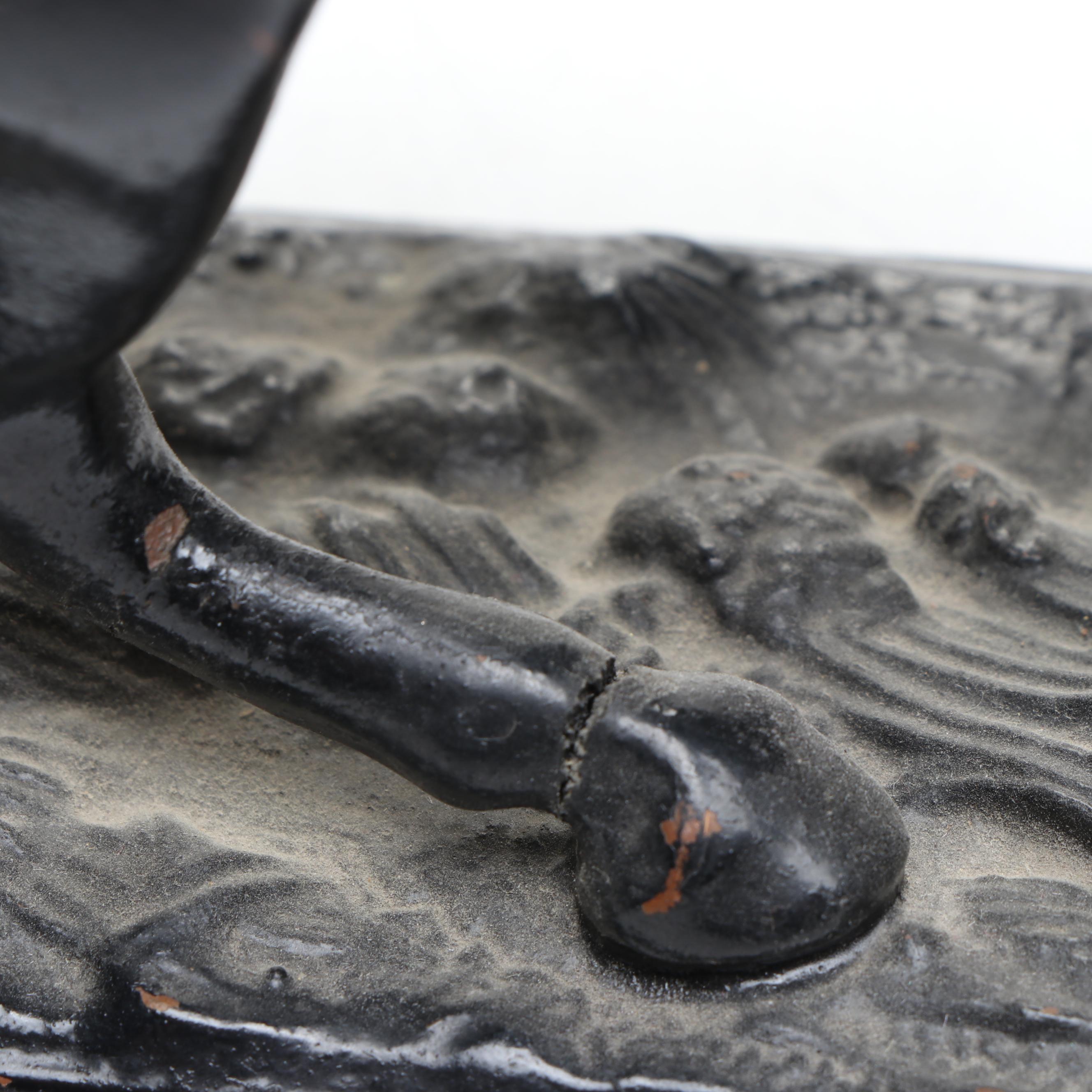 Pair of Jennings Brothers Painted Copper Horse Figurines, Early 20th Century