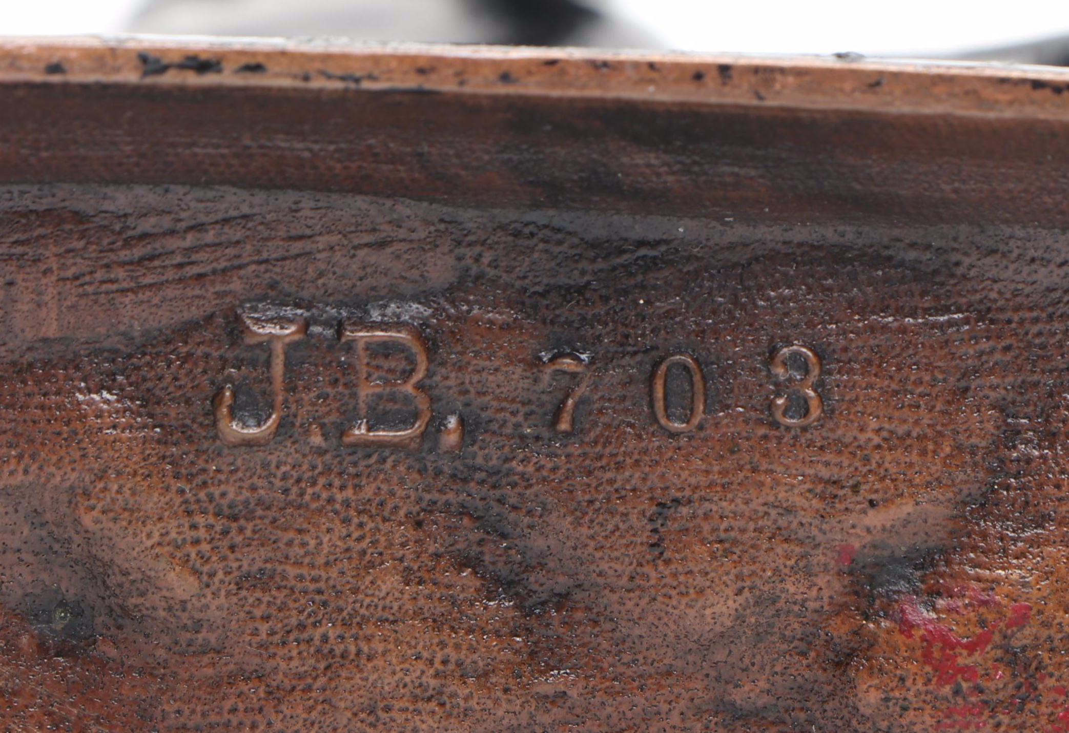 Pair of Jennings Brothers Painted Copper Horse Figurines, Early 20th Century