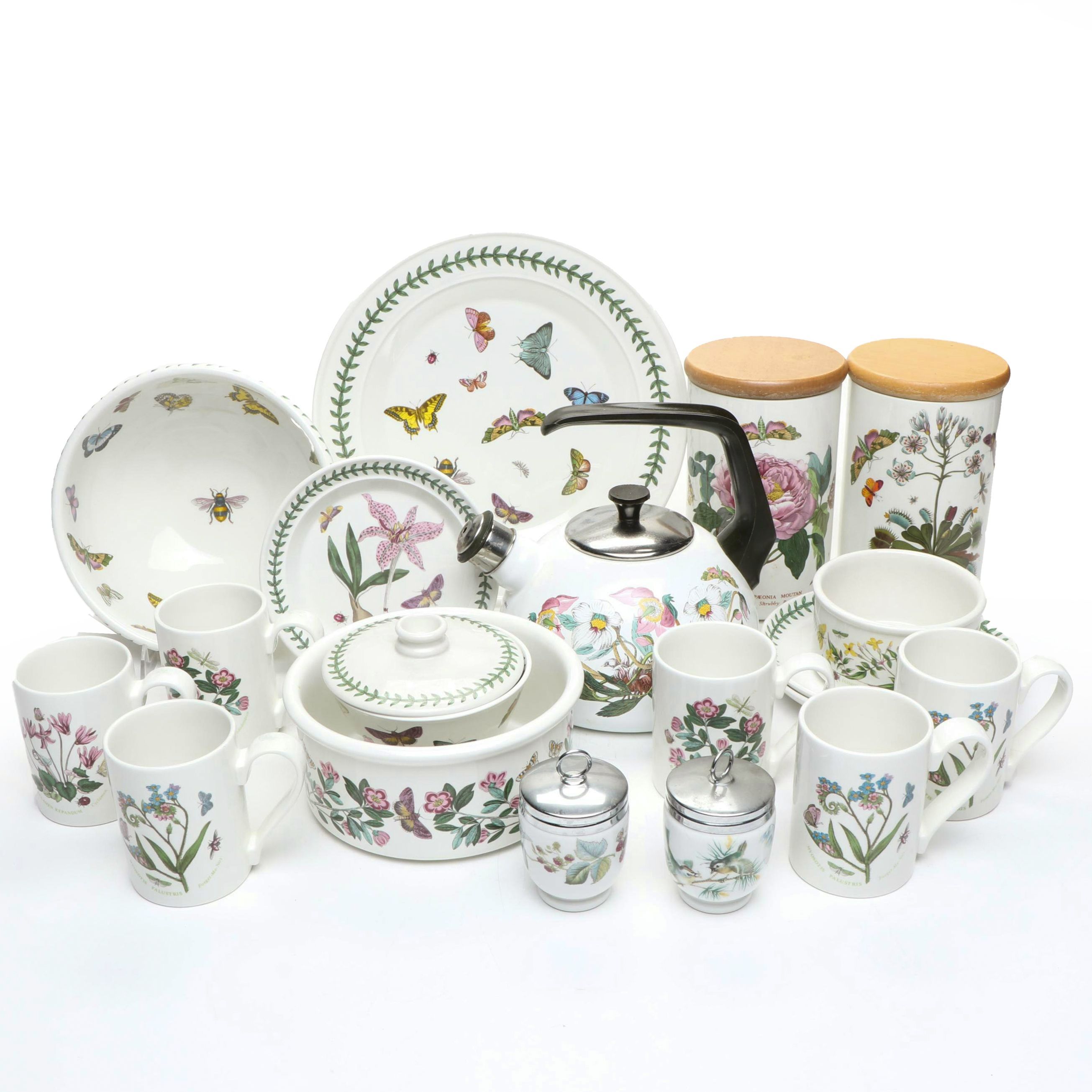Portmeirion "Botanic Garden" Porcelain Tableware and Table Accessories