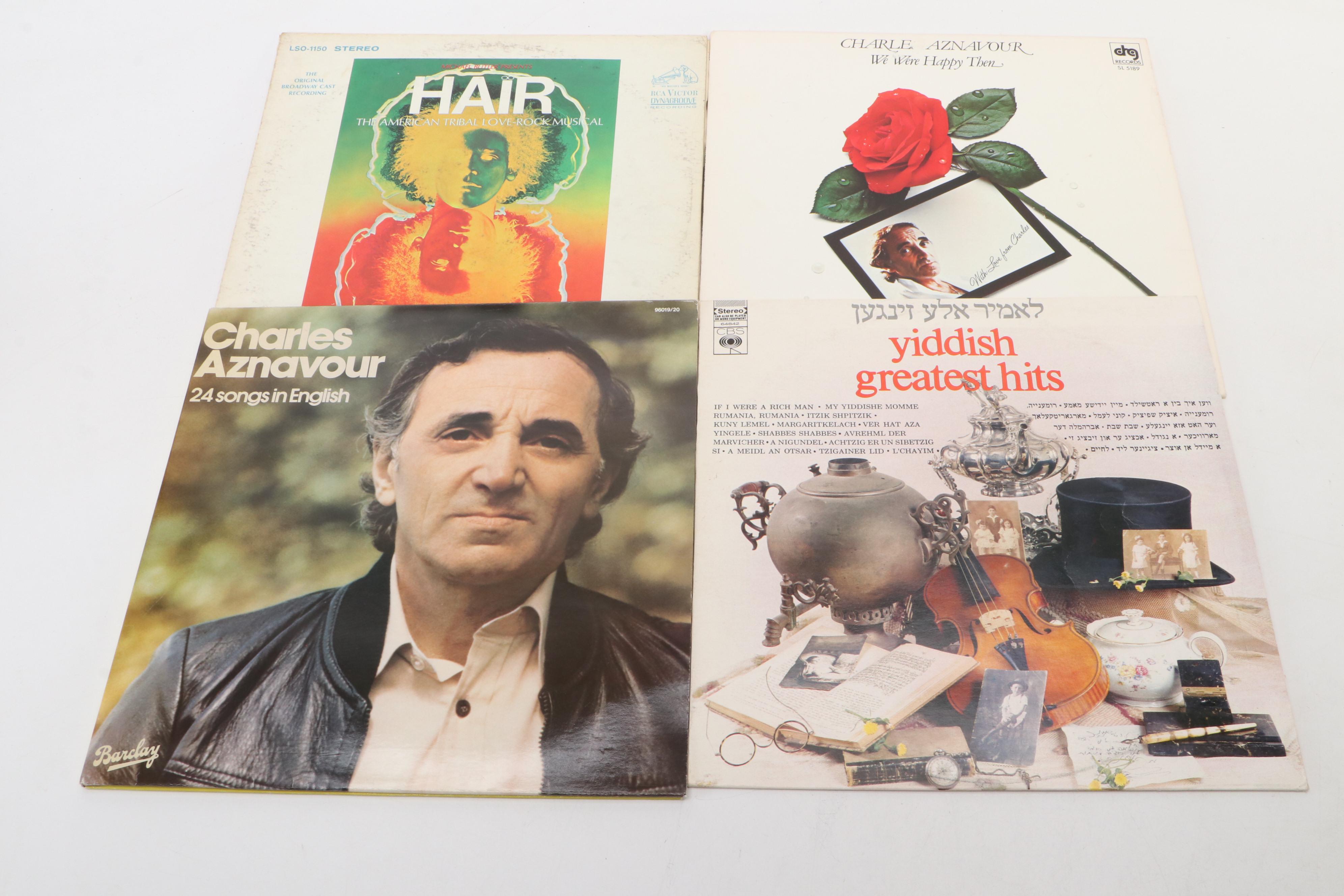 Bernadette Peters, Charles Aznavour, Allan Sherman and Other 12" Vinyl Records