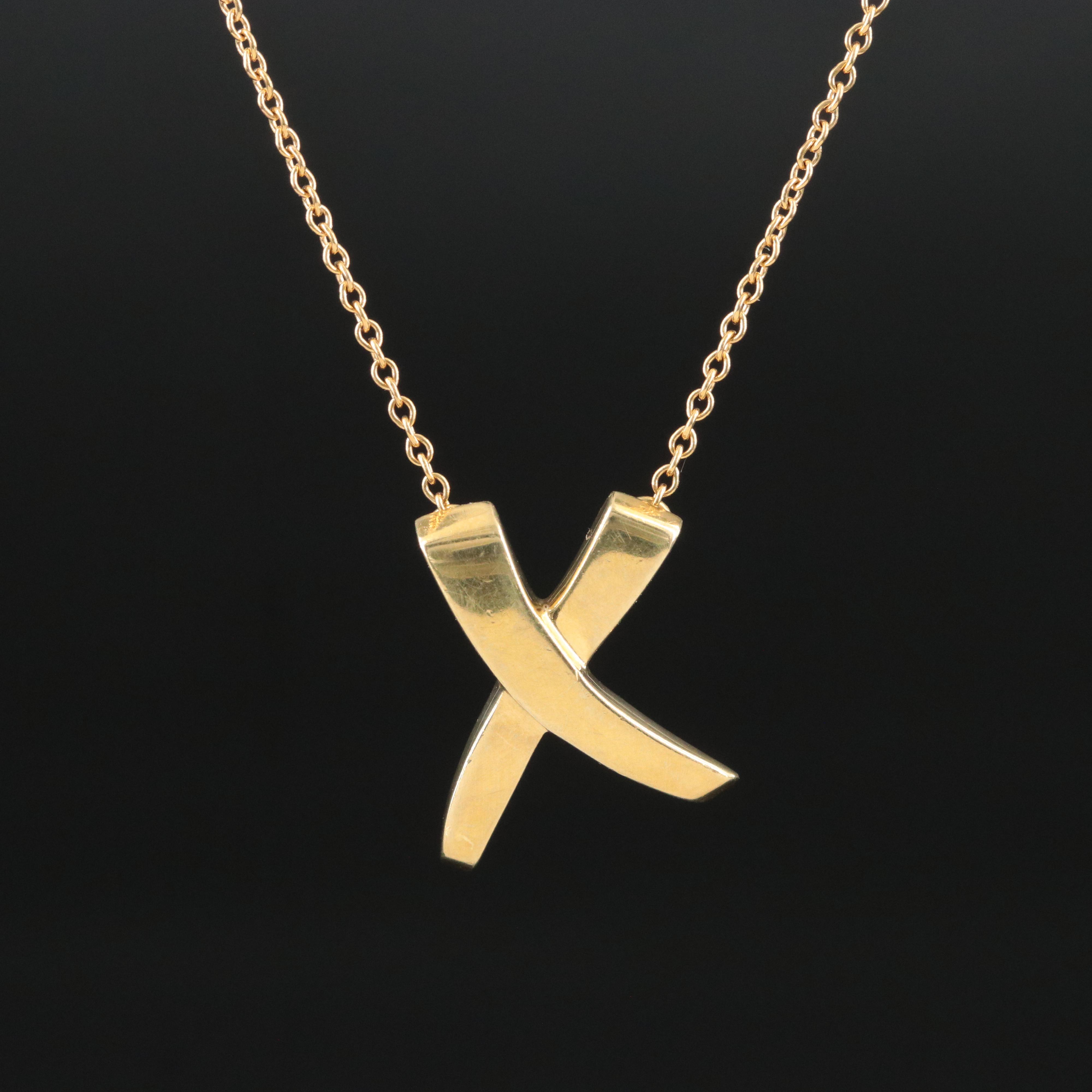 Paloma Picasso for Tiffany & Co. Graffiti X 18K Necklace