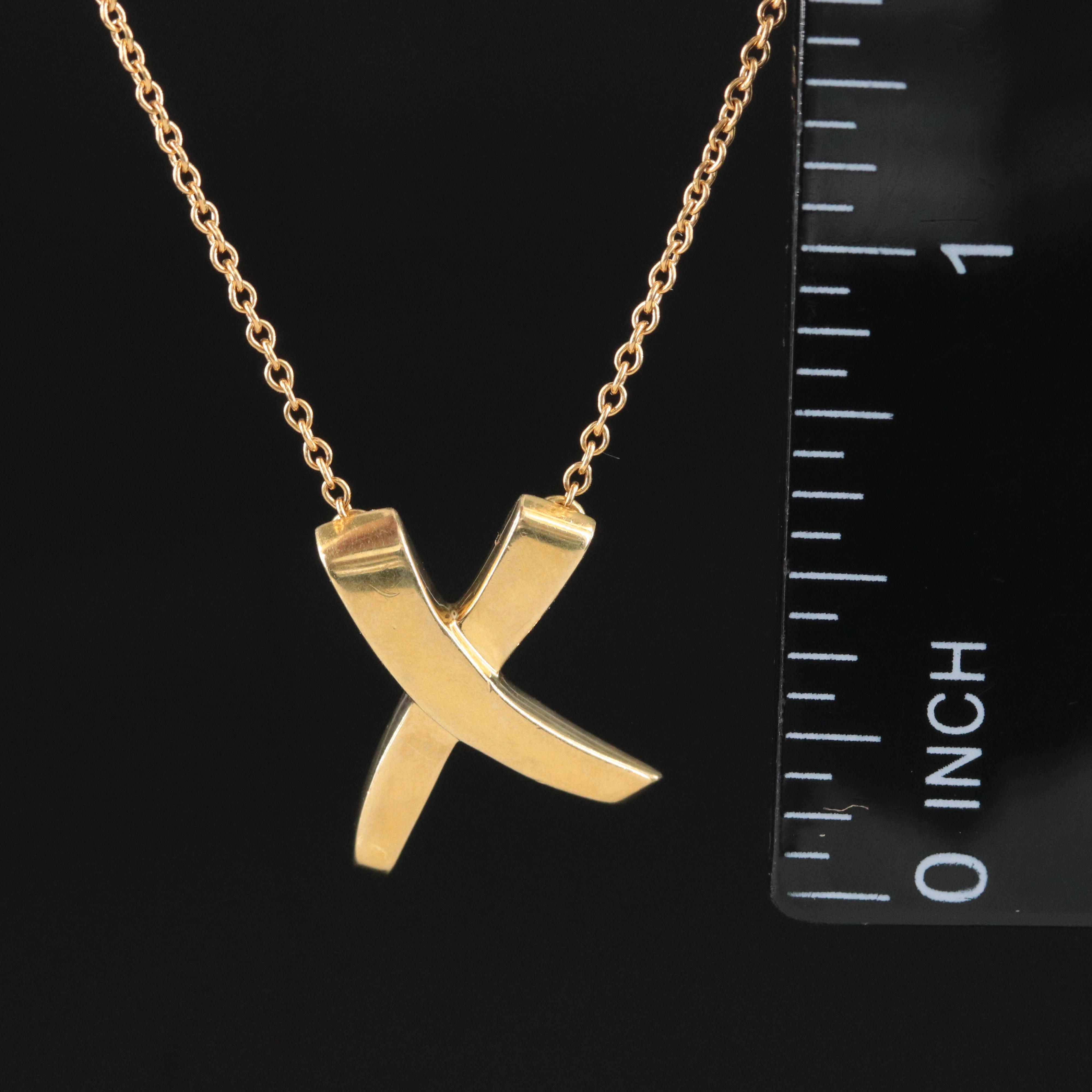 Paloma Picasso for Tiffany & Co. Graffiti X 18K Necklace