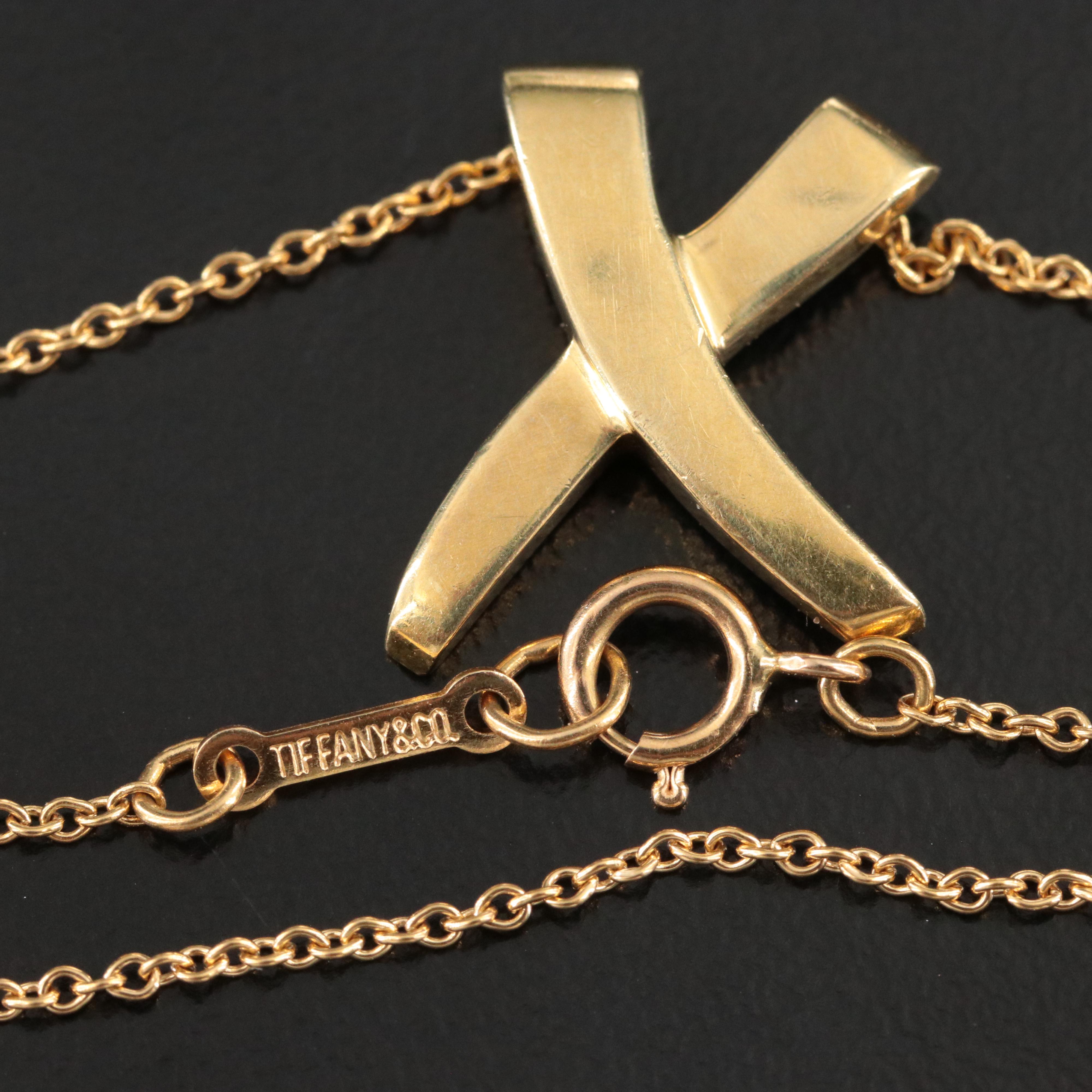 Paloma Picasso for Tiffany & Co. Graffiti X 18K Necklace