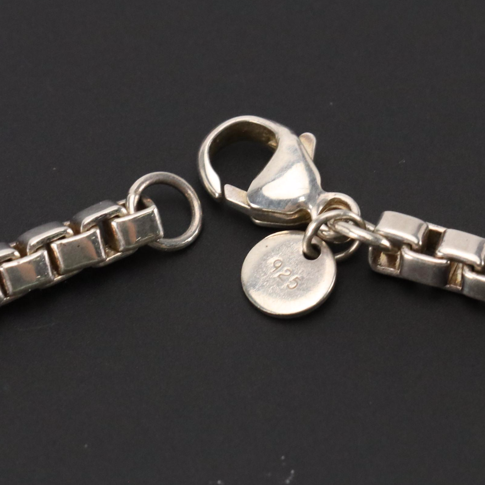 Tiffany & Co. Sterling Venetian Link Bracelet in Box