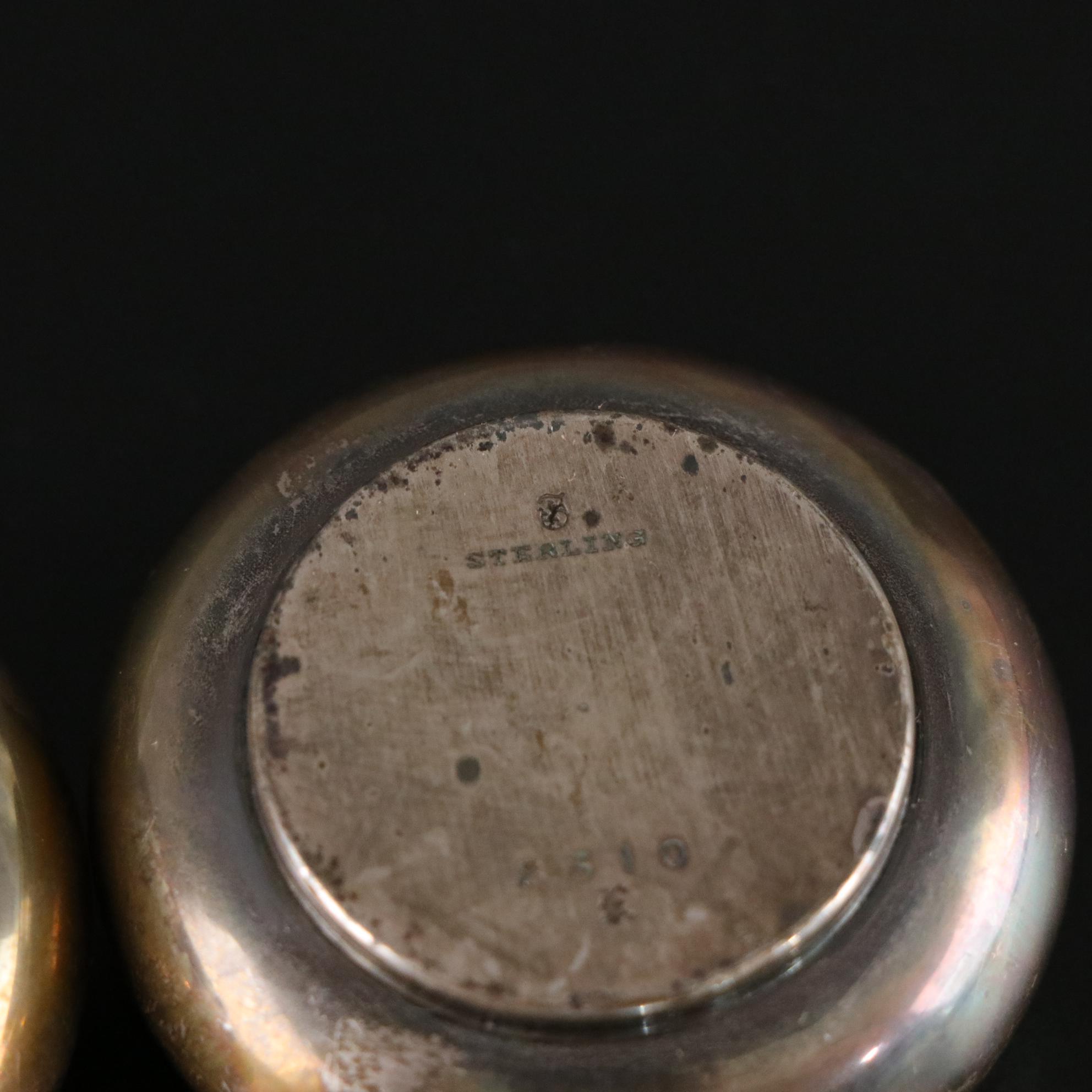 Sterling Silver Art Nouveau Table Spoons, Sugar Bowl & More