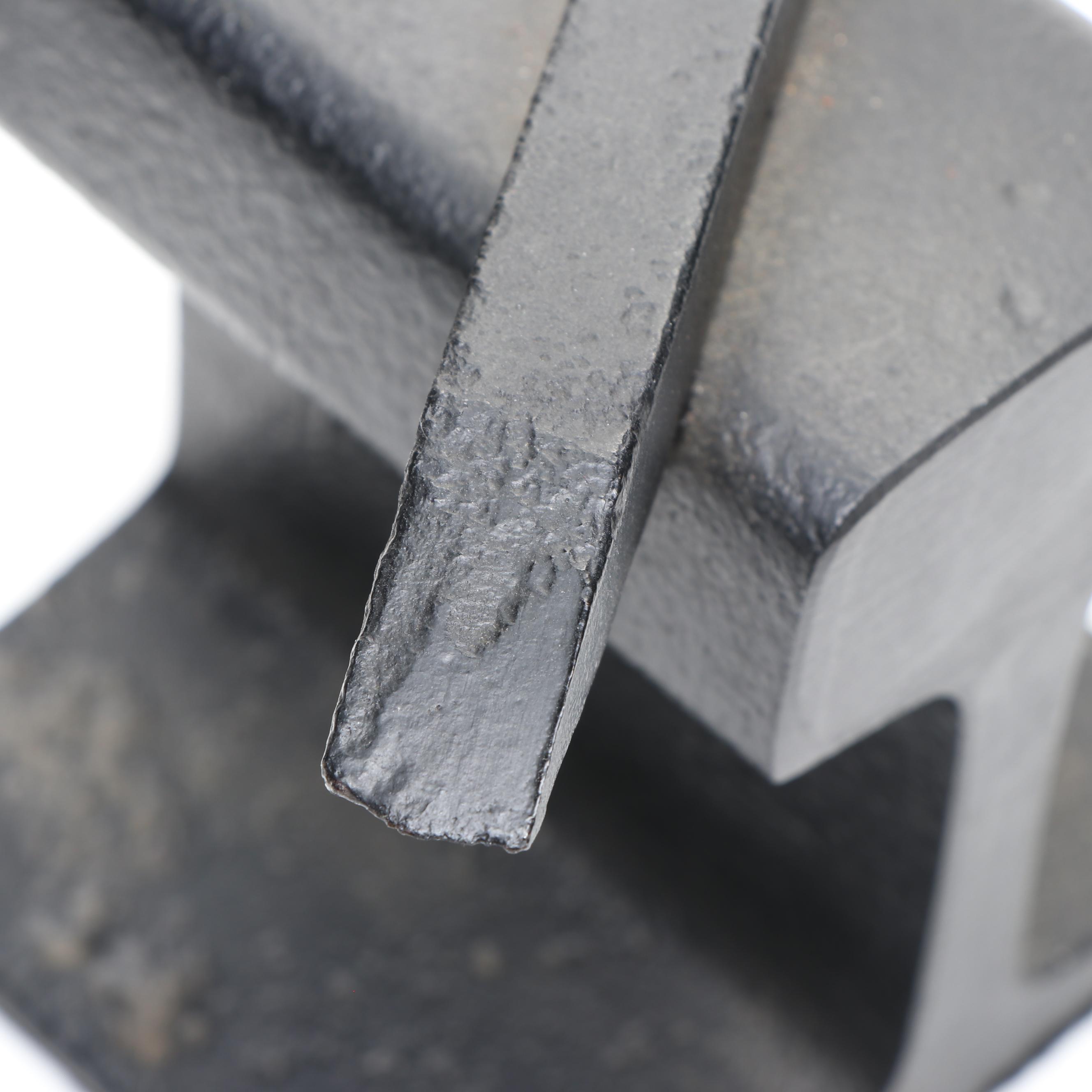 Brutalist Style Metal Railroad Irons and Nail Spikes Bookends