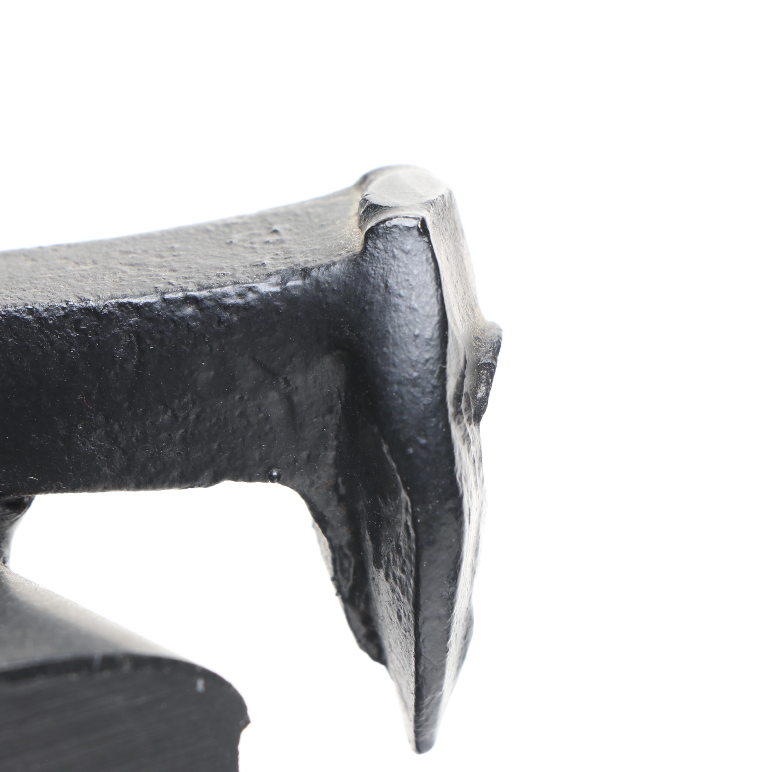 Brutalist Style Metal Railroad Irons and Nail Spikes Bookends