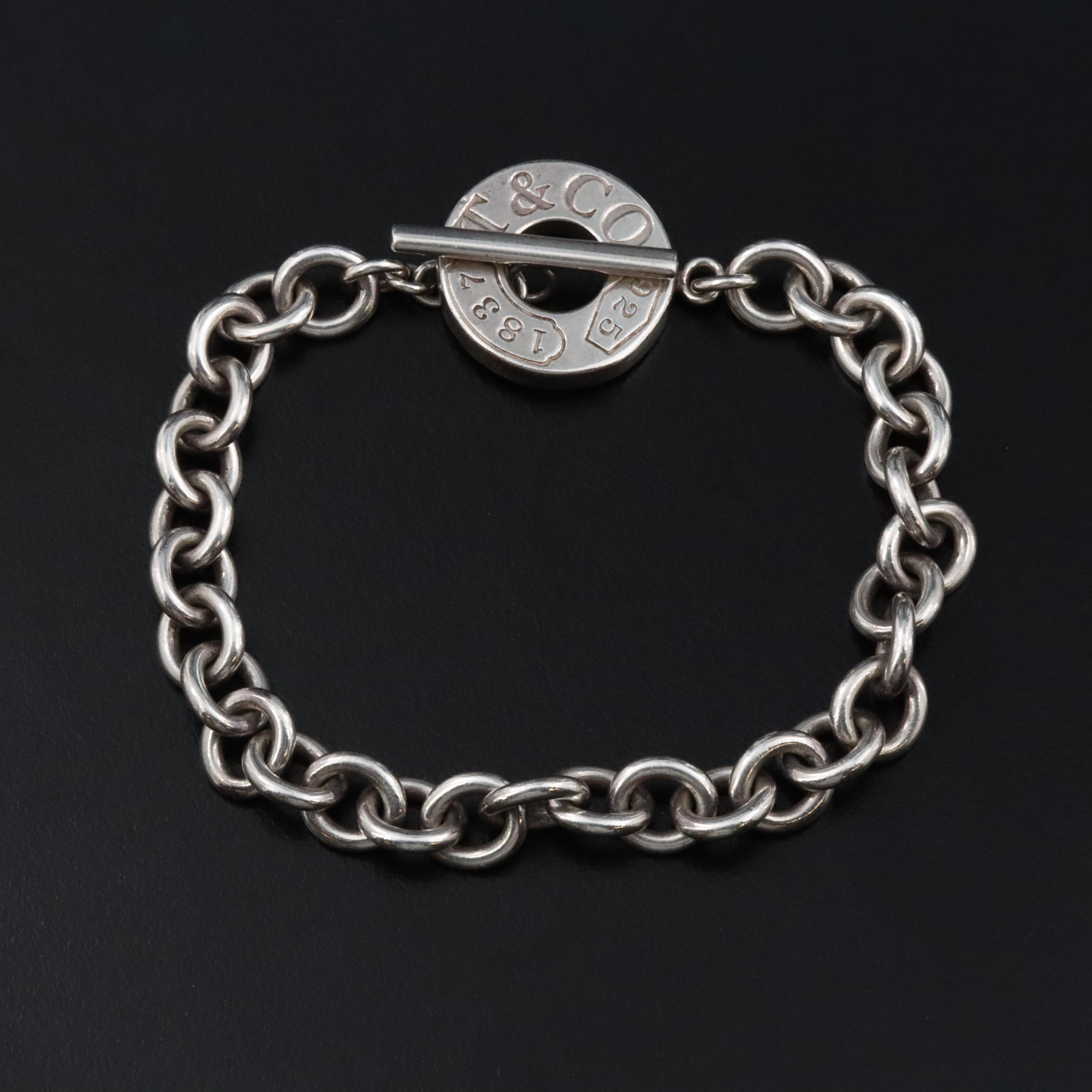 Tiffany & Co 1837 Sterling Toggle Bracelet