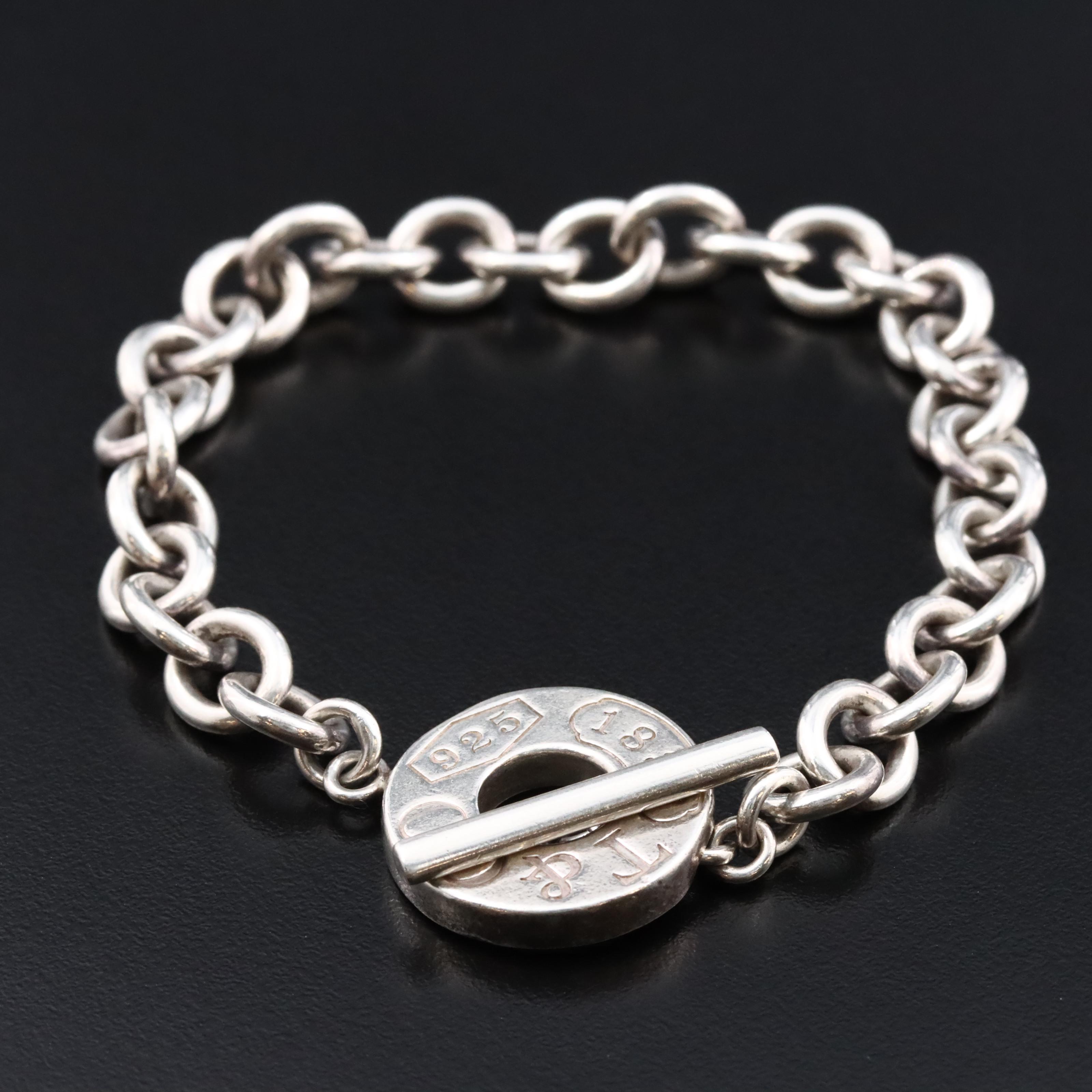 Tiffany & Co 1837 Sterling Toggle Bracelet