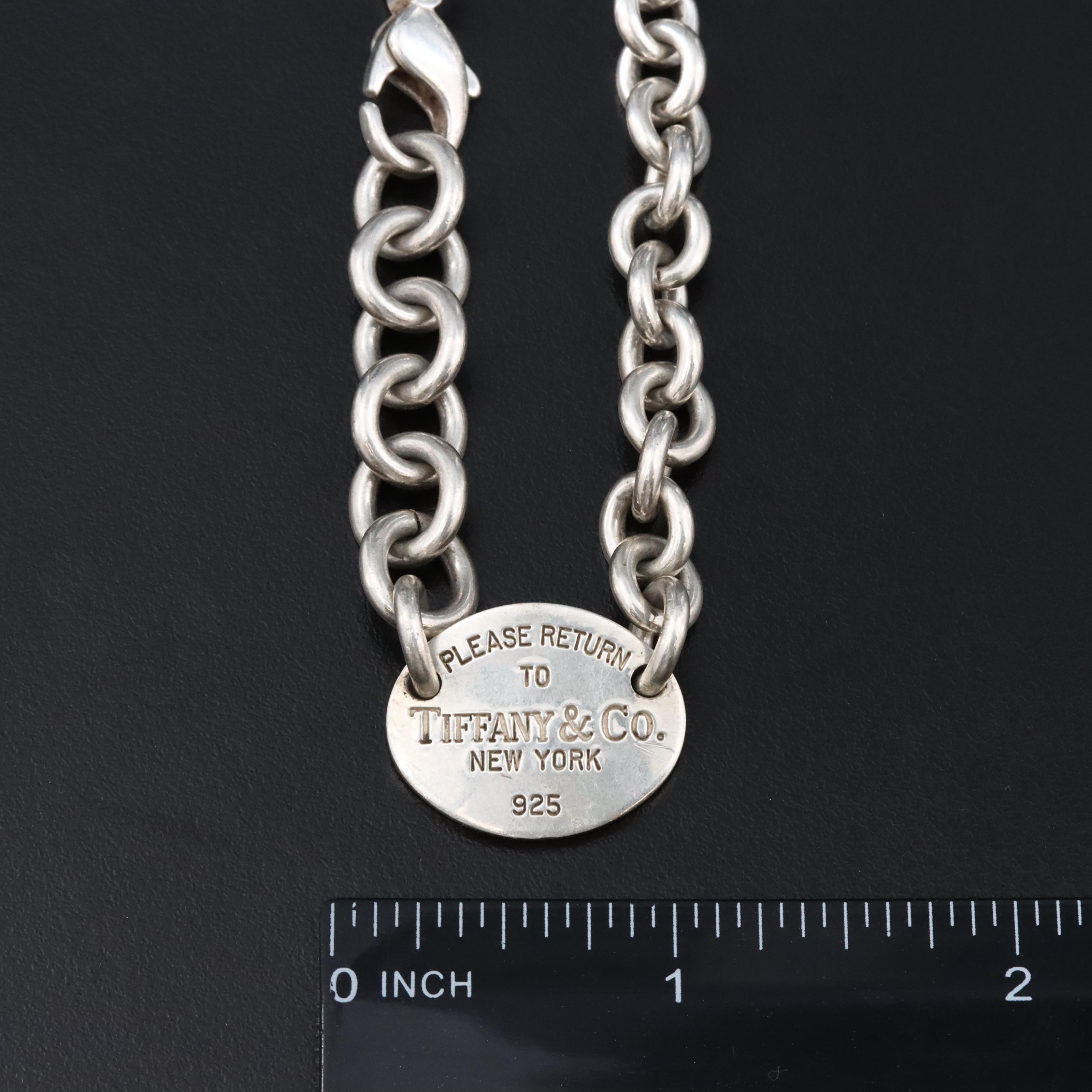 Tiffany & Co. Return to Tiffany Sterling Oval Link Necklace