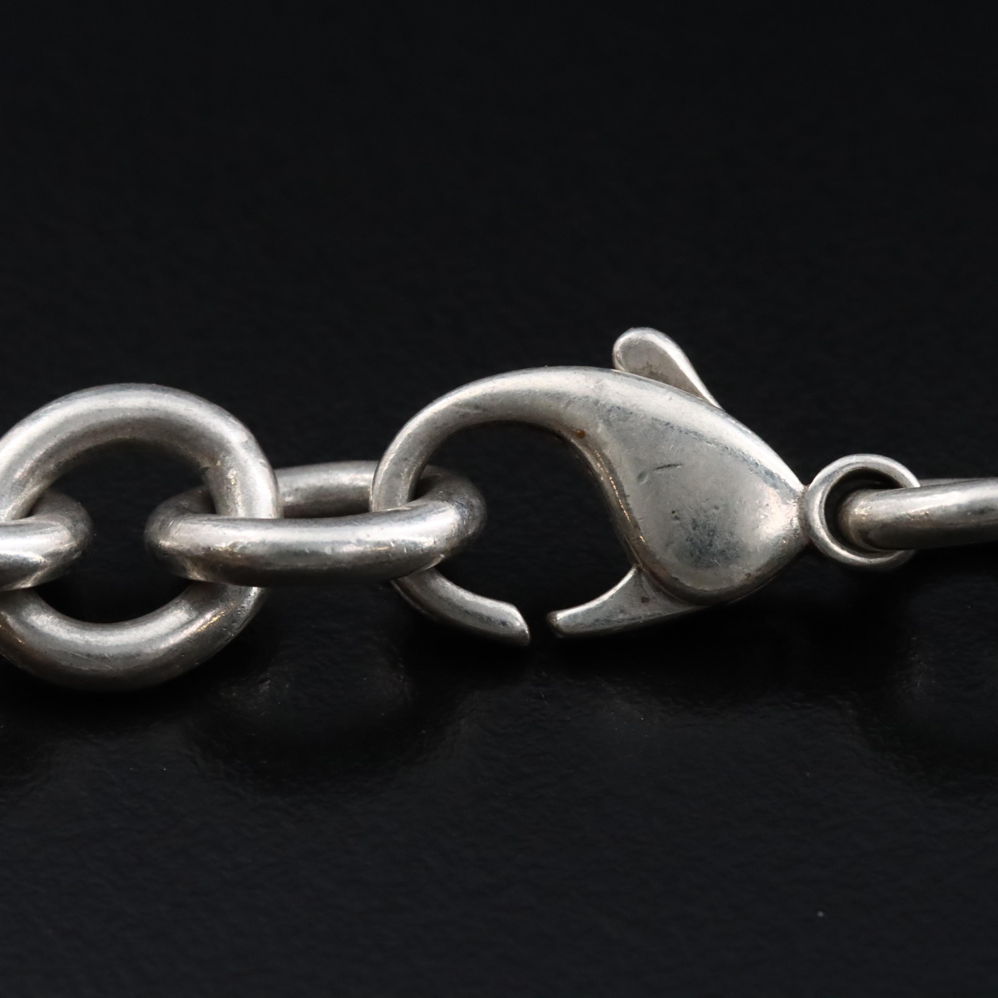 Tiffany & Co. Return to Tiffany Sterling Oval Link Necklace