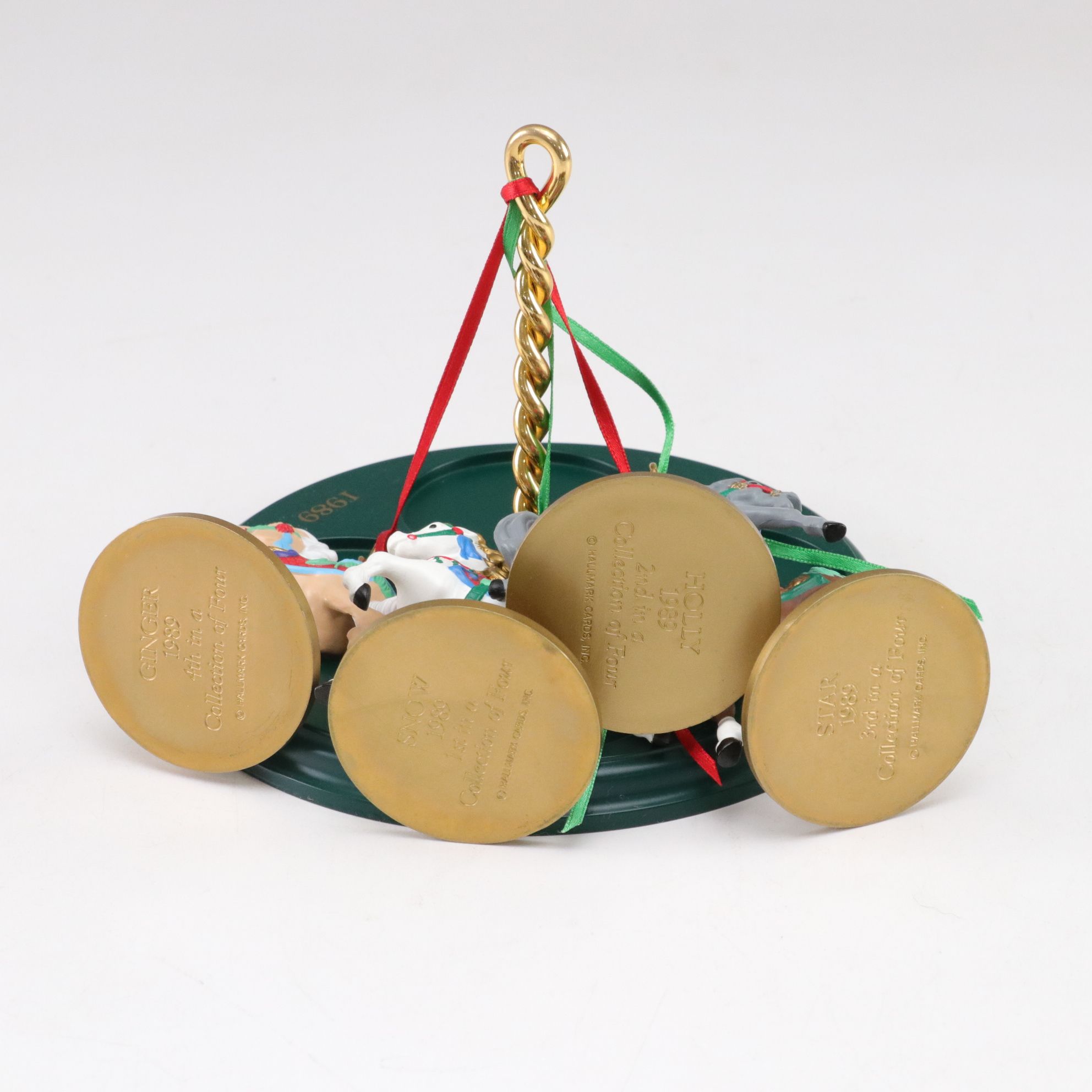 Carousel Horse Stained Glass Window Hangers & Figurines