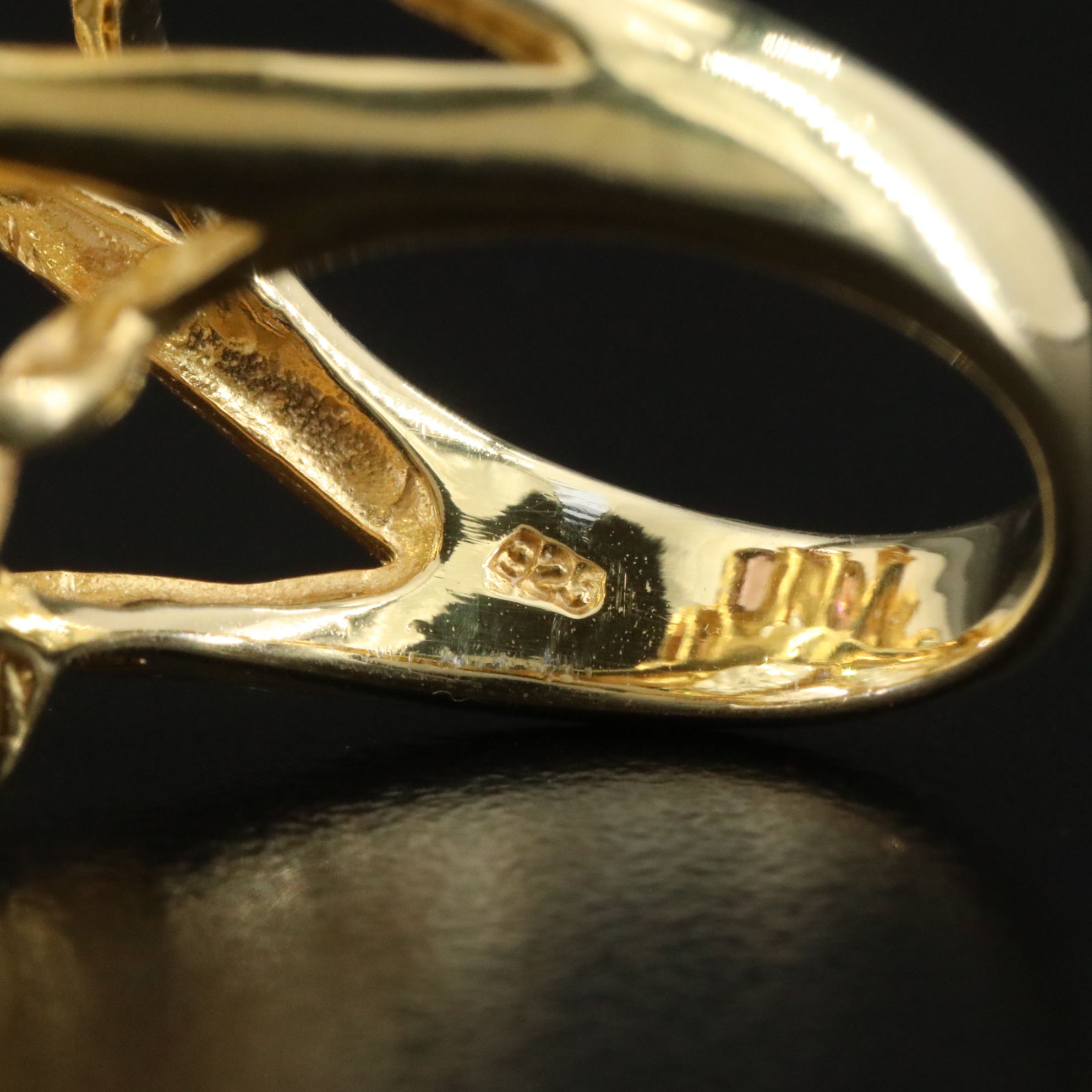 Sterling Quartz and Gemstone Floral Ring