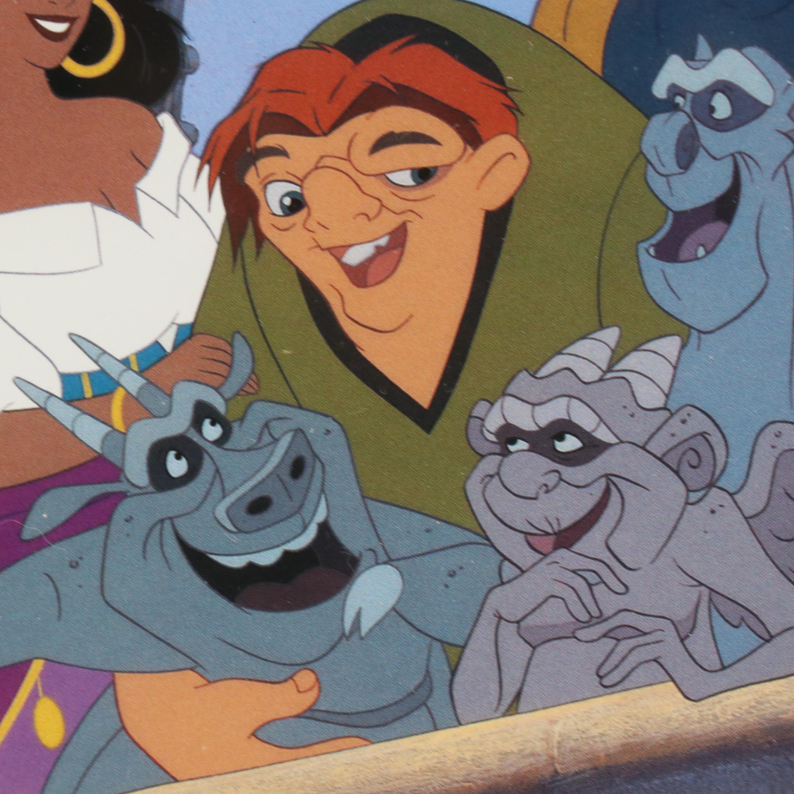 Disney Store Commemorative Offset Lithograph of "The Hunchback of Notre Dame"