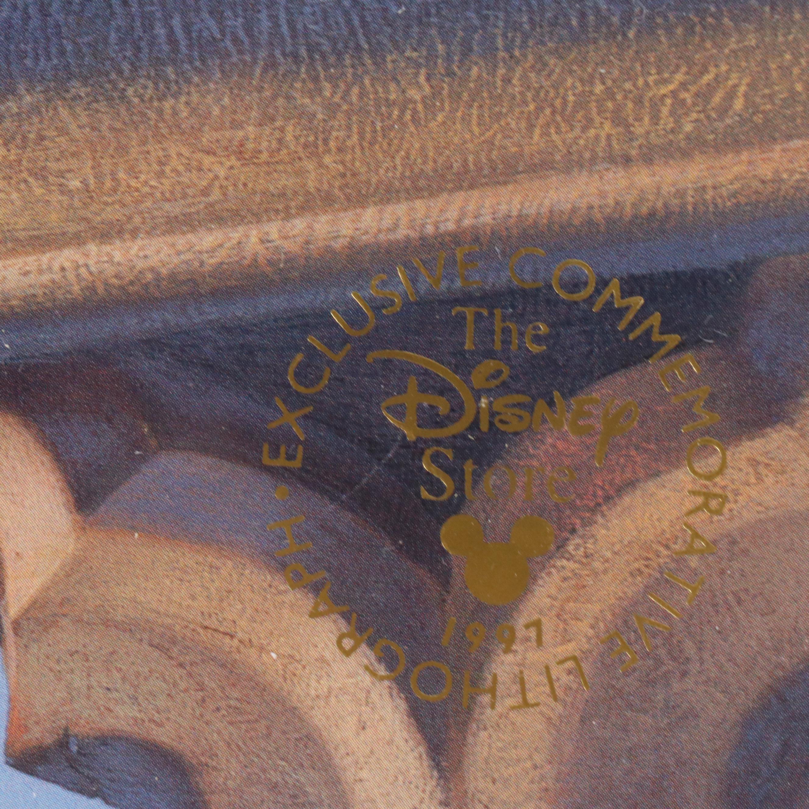 Disney Store Commemorative Offset Lithograph of "The Hunchback of Notre Dame"