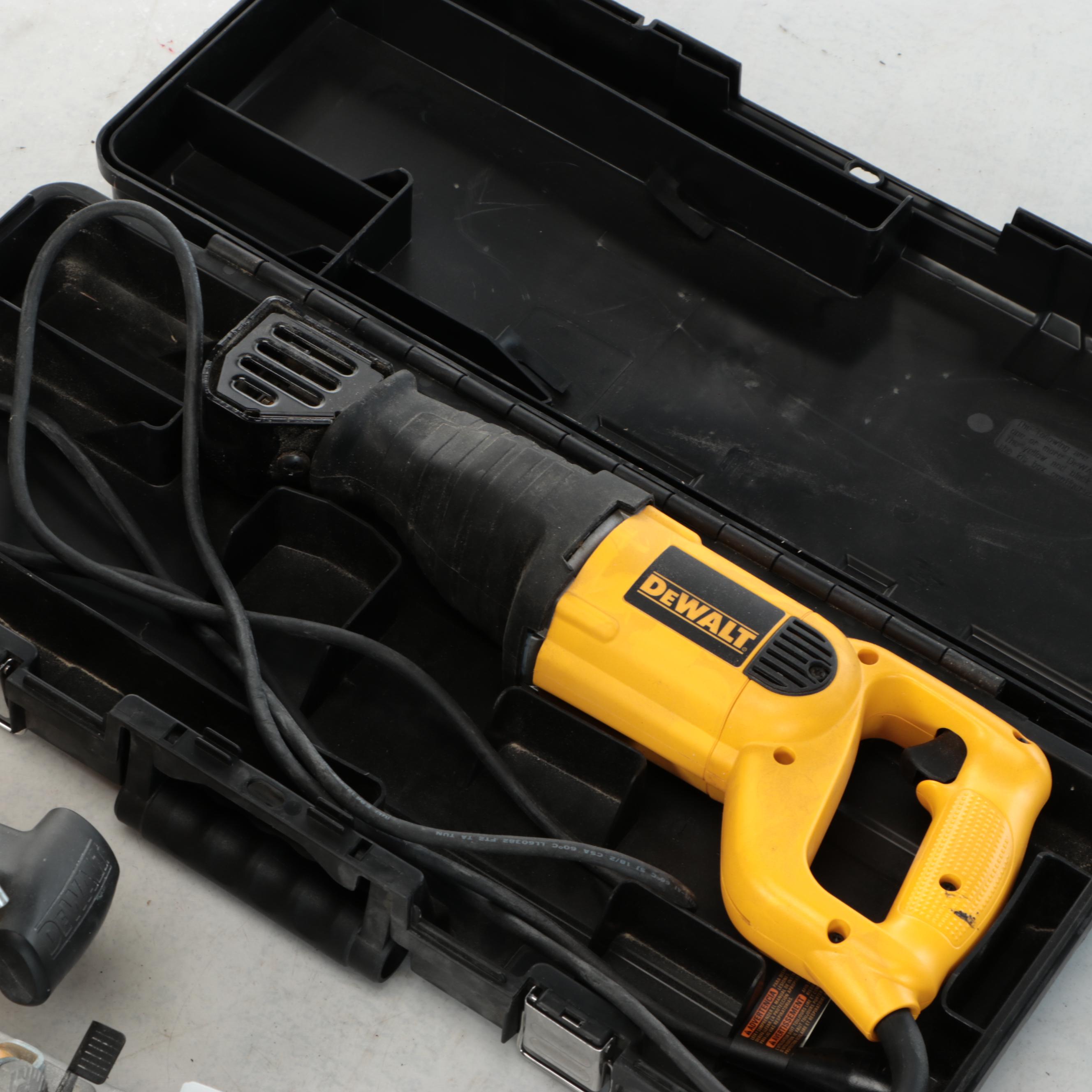DeWalt Circular Saw and Reciprocating Saw with SharpShooter Staples