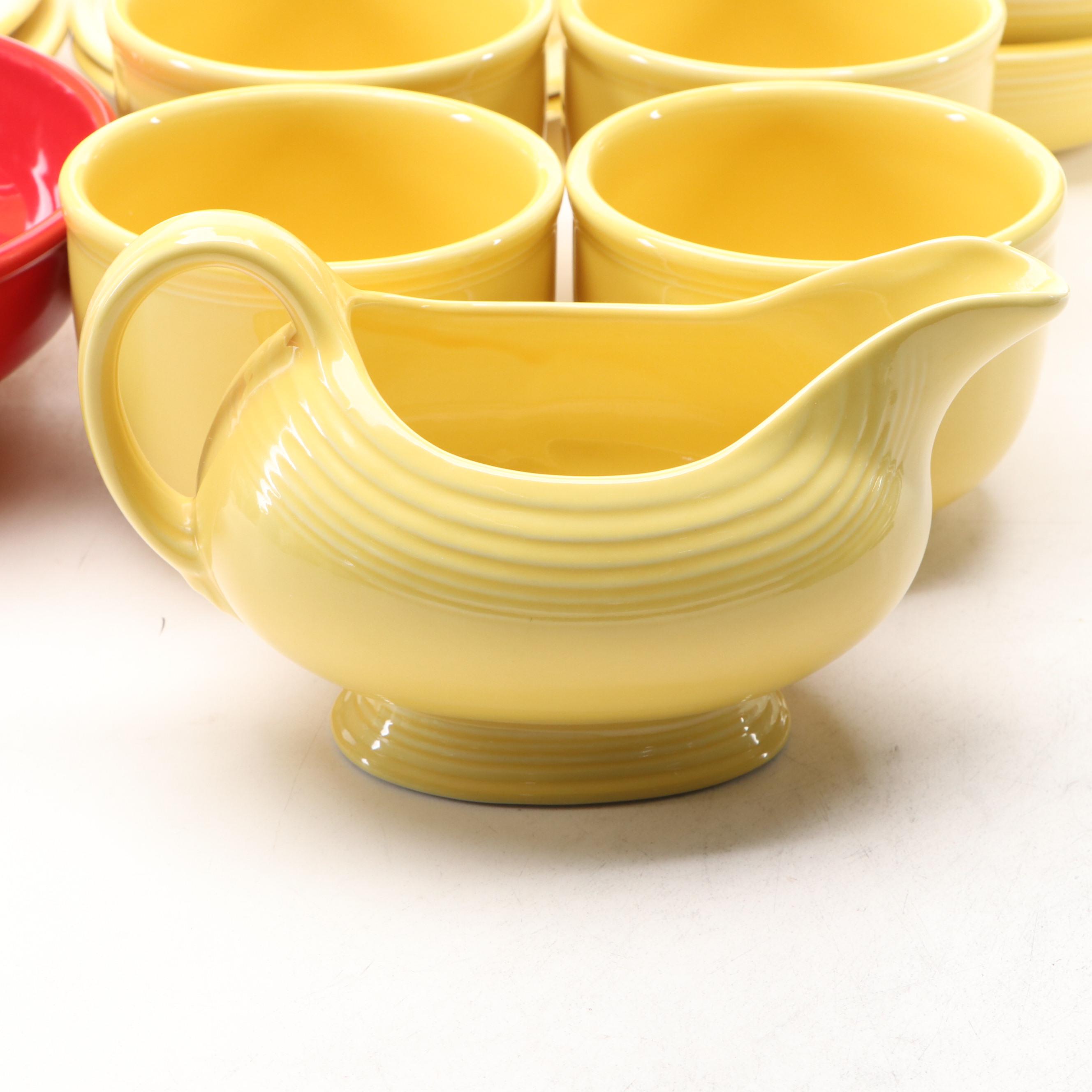 Homer Laughlin "Fiesta" Sunflower Dinnerware and Betty Crocker Bowl