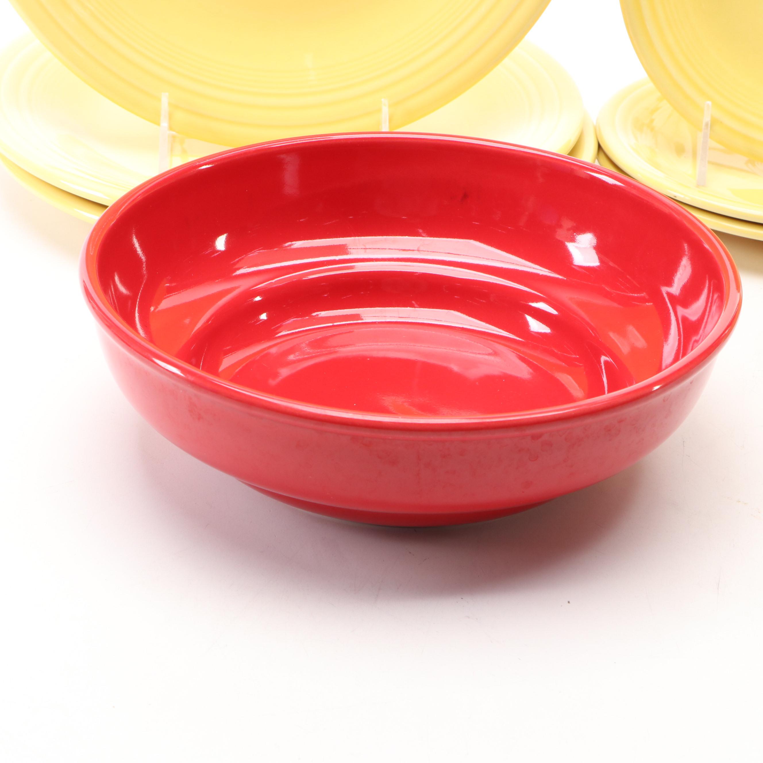 Homer Laughlin "Fiesta" Sunflower Dinnerware and Betty Crocker Bowl