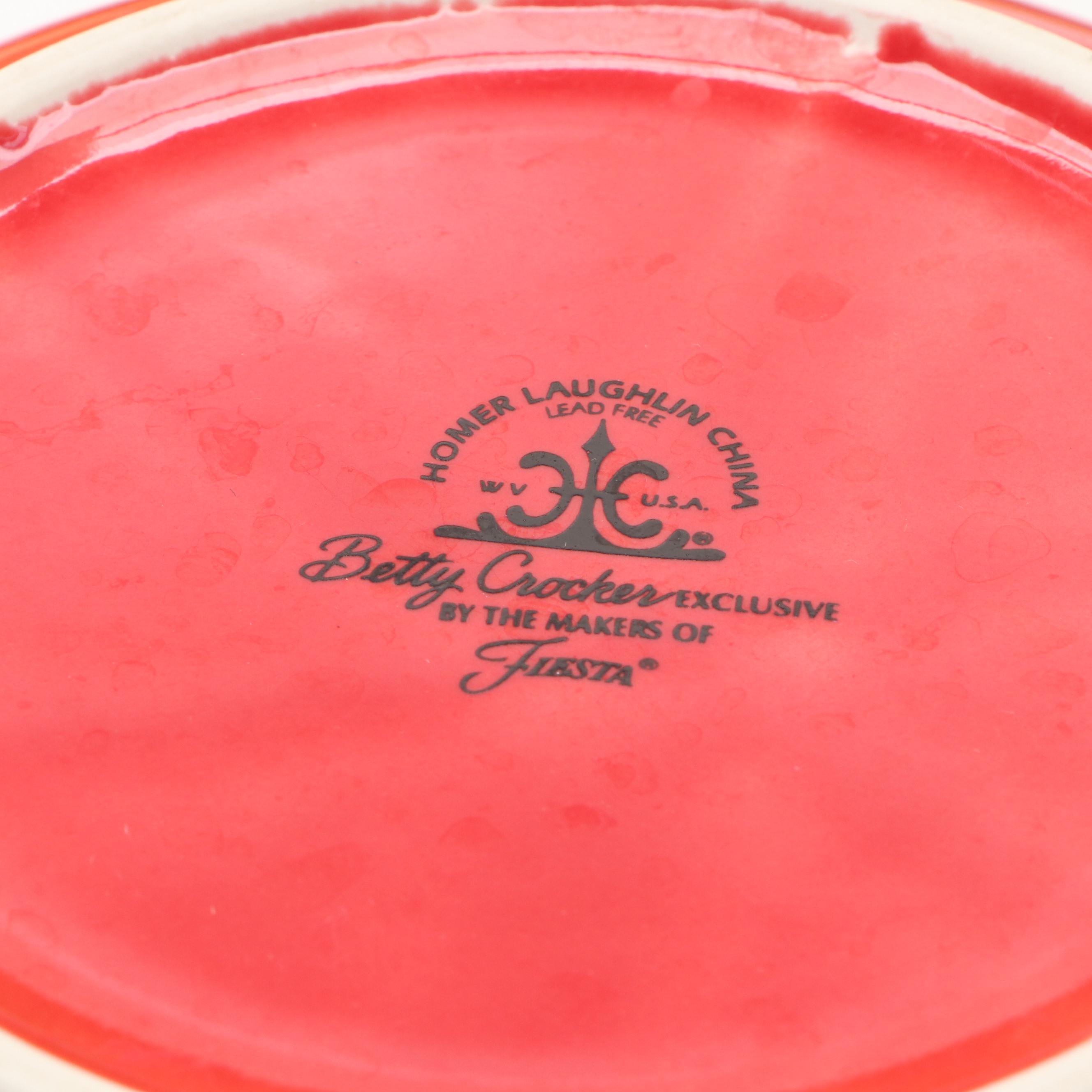 Homer Laughlin "Fiesta" Sunflower Dinnerware and Betty Crocker Bowl