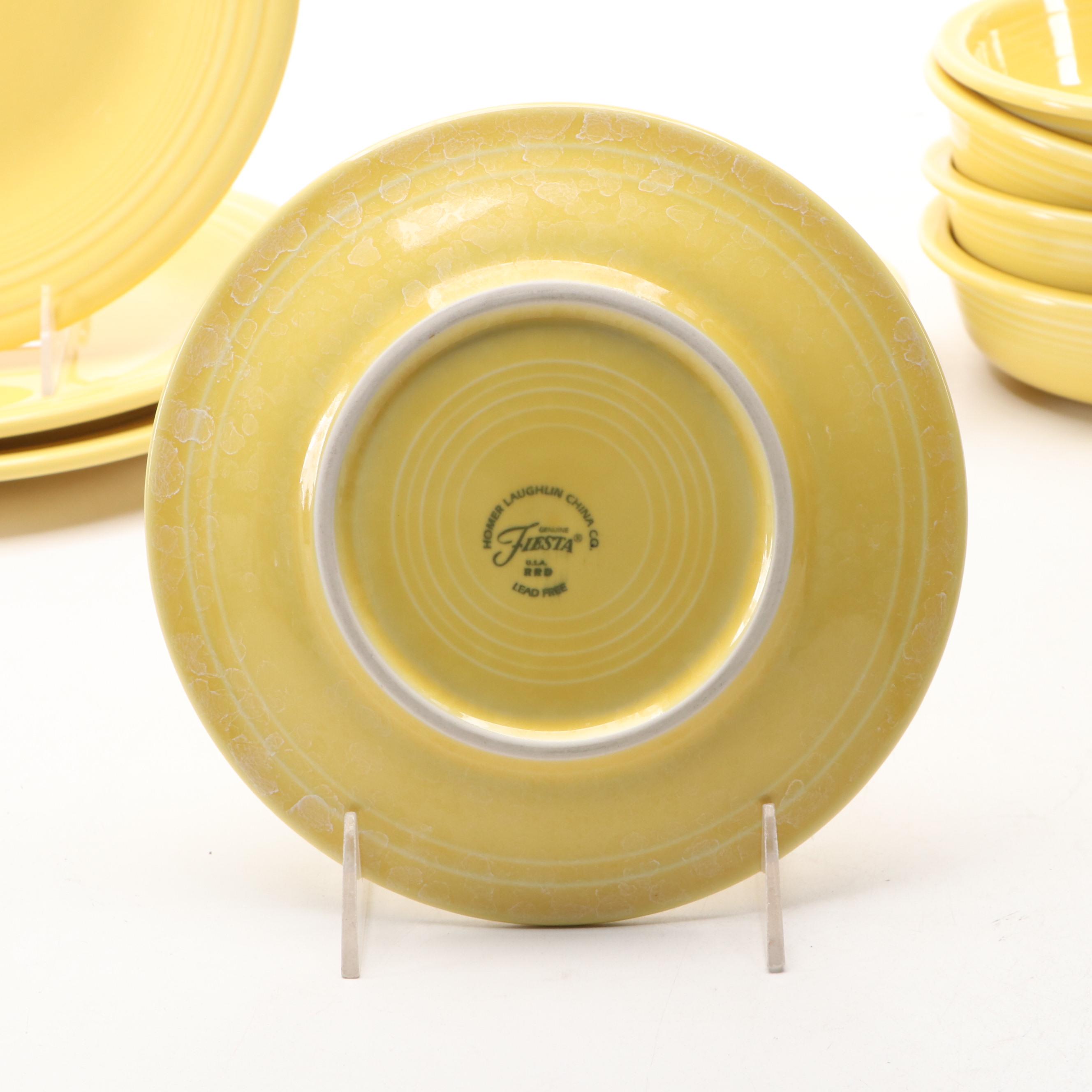 Homer Laughlin "Fiesta" Sunflower Dinnerware and Betty Crocker Bowl