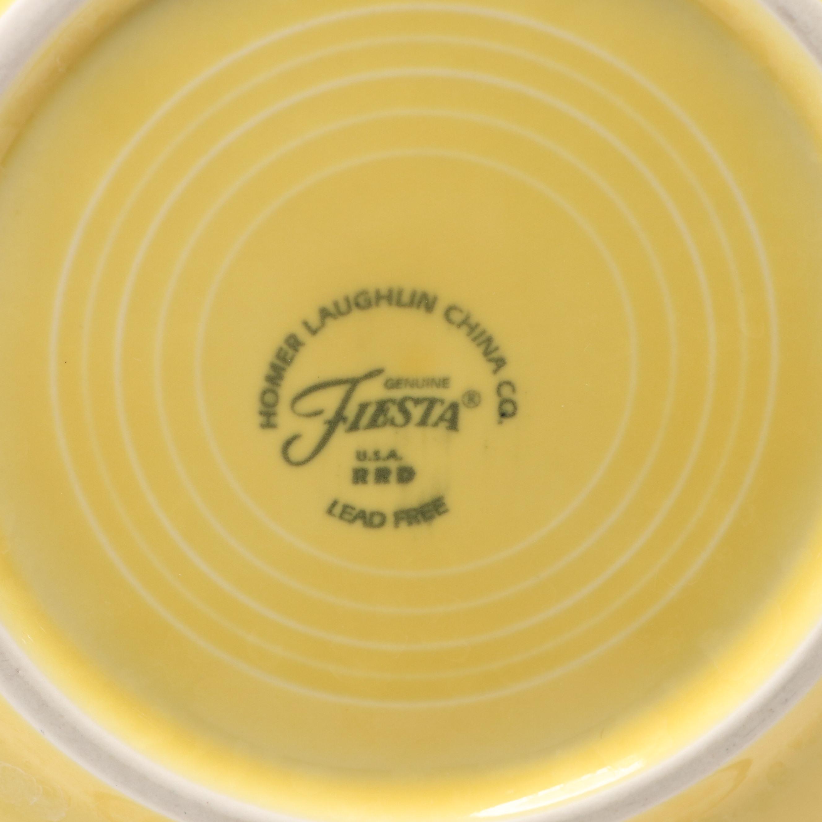 Homer Laughlin "Fiesta" Sunflower Dinnerware and Betty Crocker Bowl