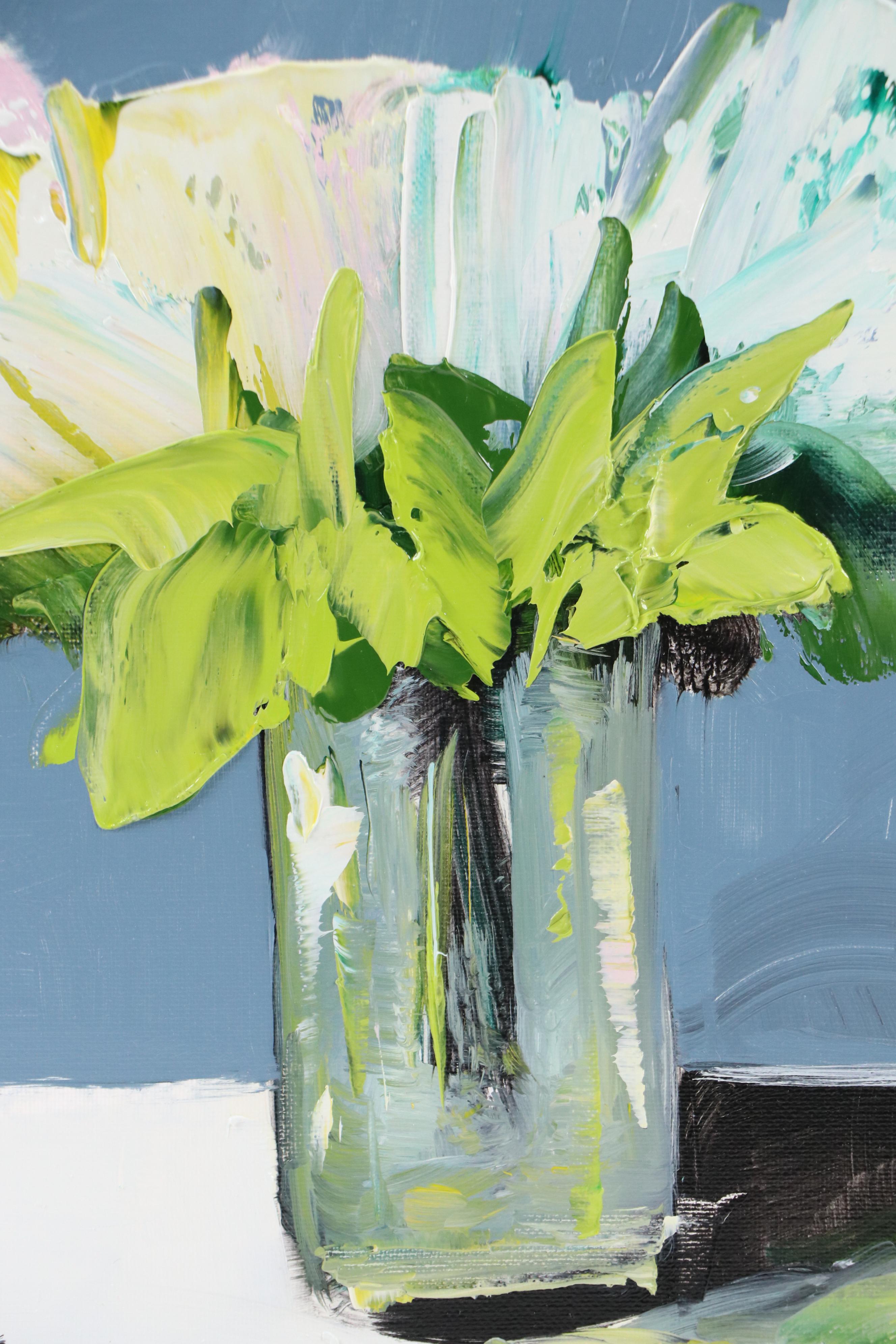 José M. Lima Floral Still Life Oil Painting, 2025