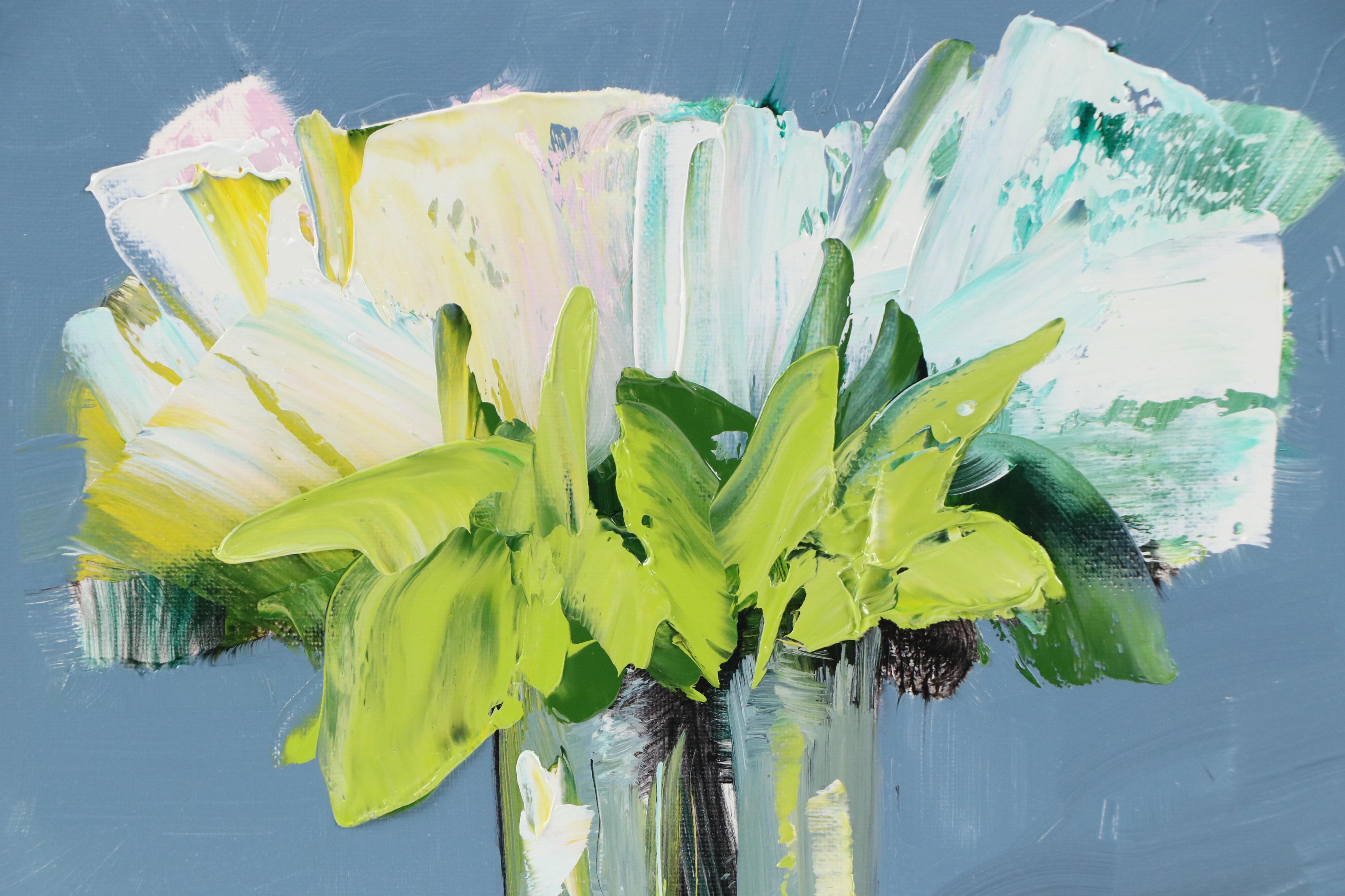 José M. Lima Floral Still Life Oil Painting, 2025