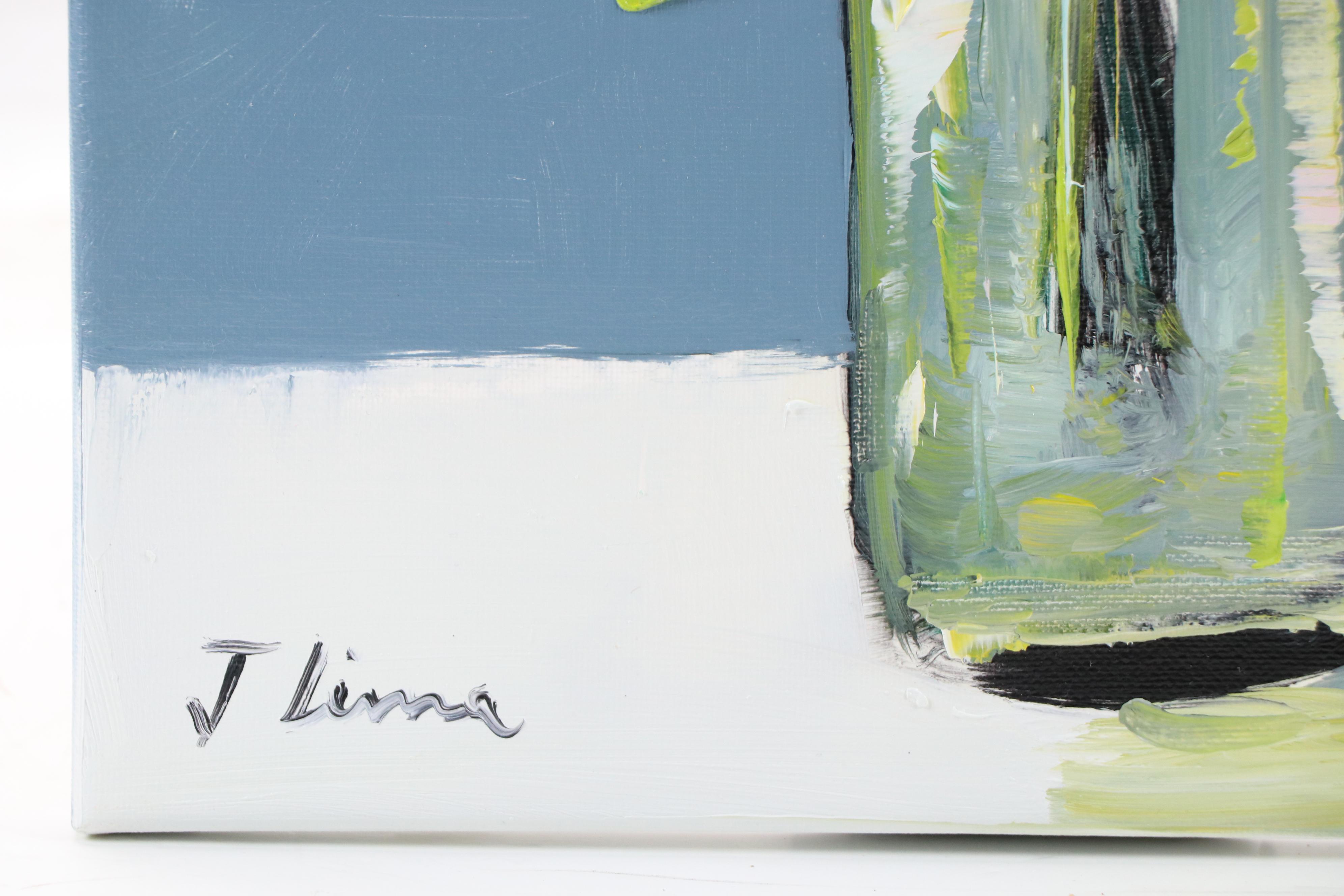 José M. Lima Floral Still Life Oil Painting, 2025