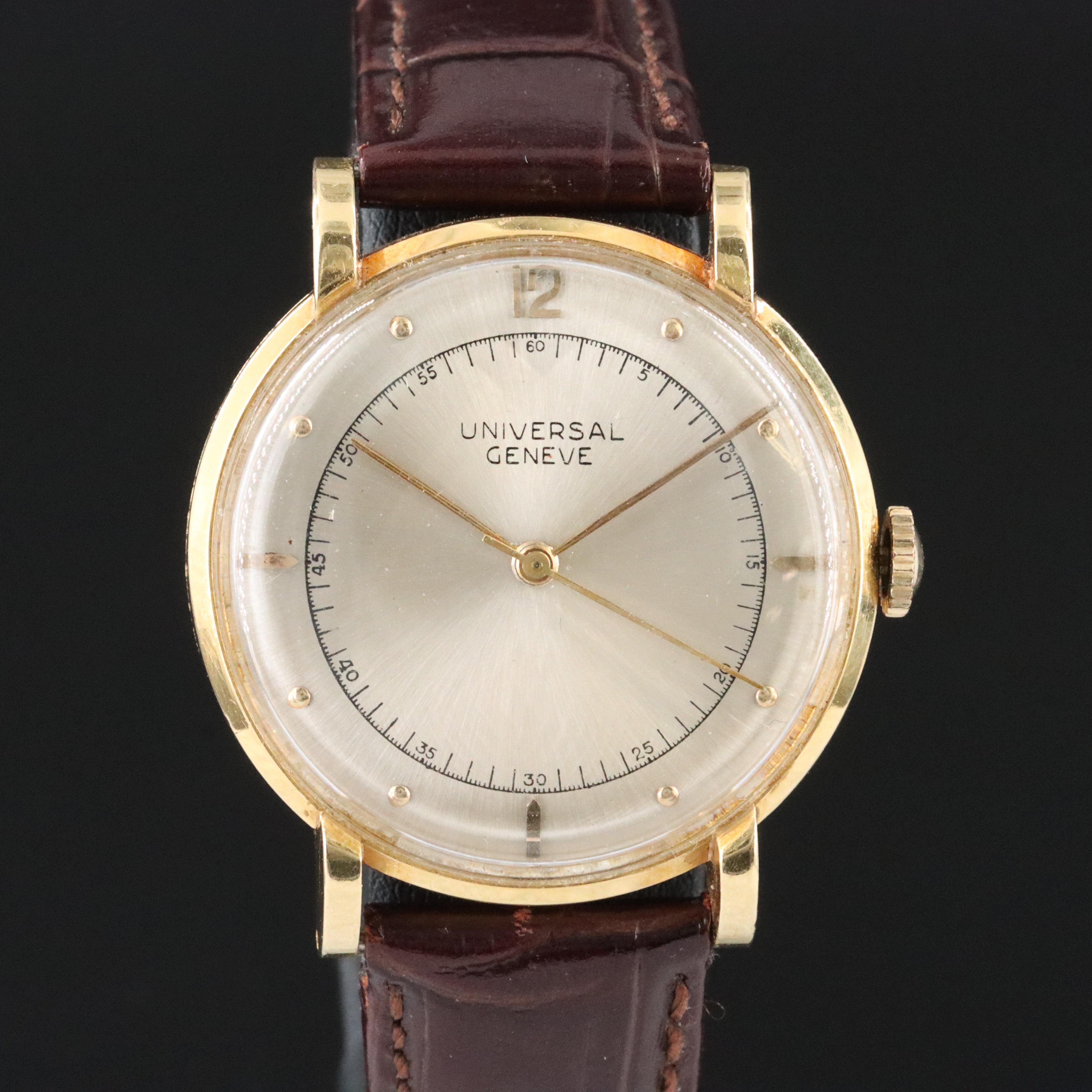 Universal Geneve 18K Gold Vintage Watch