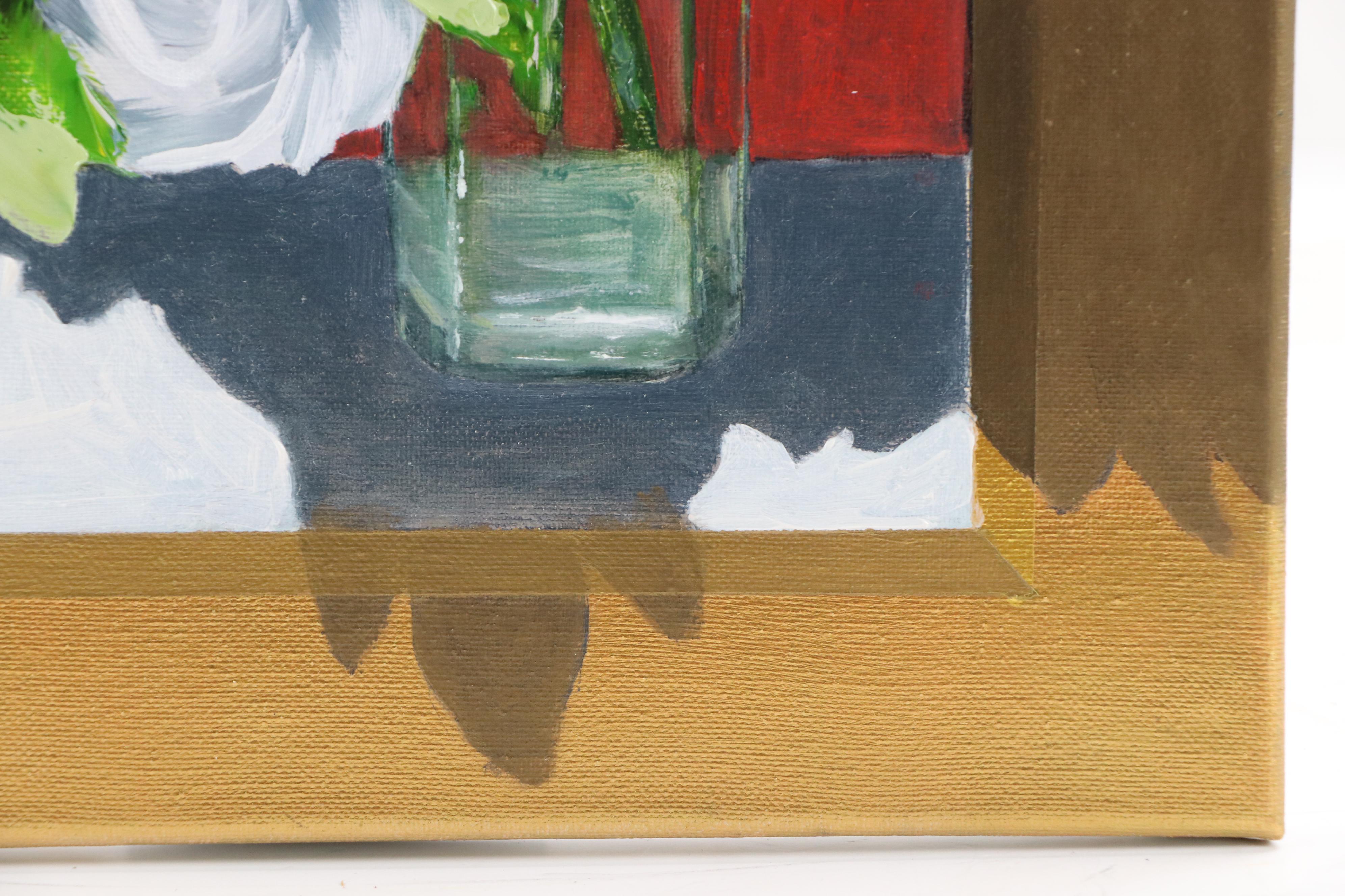 José M. Lima Floral Still Life Oil Painting, 2025