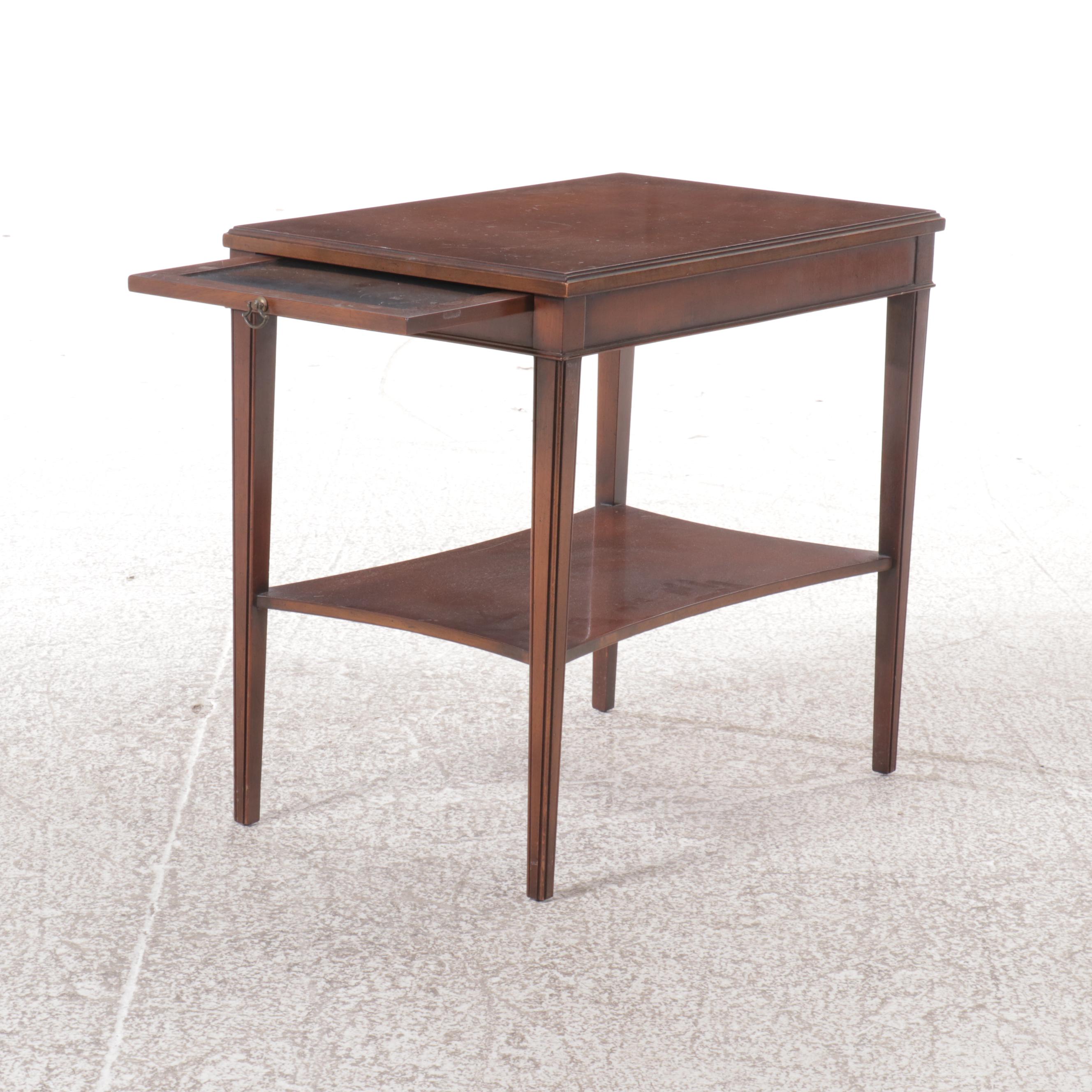 Regency Style Mahogany Tea Table, 20th Century