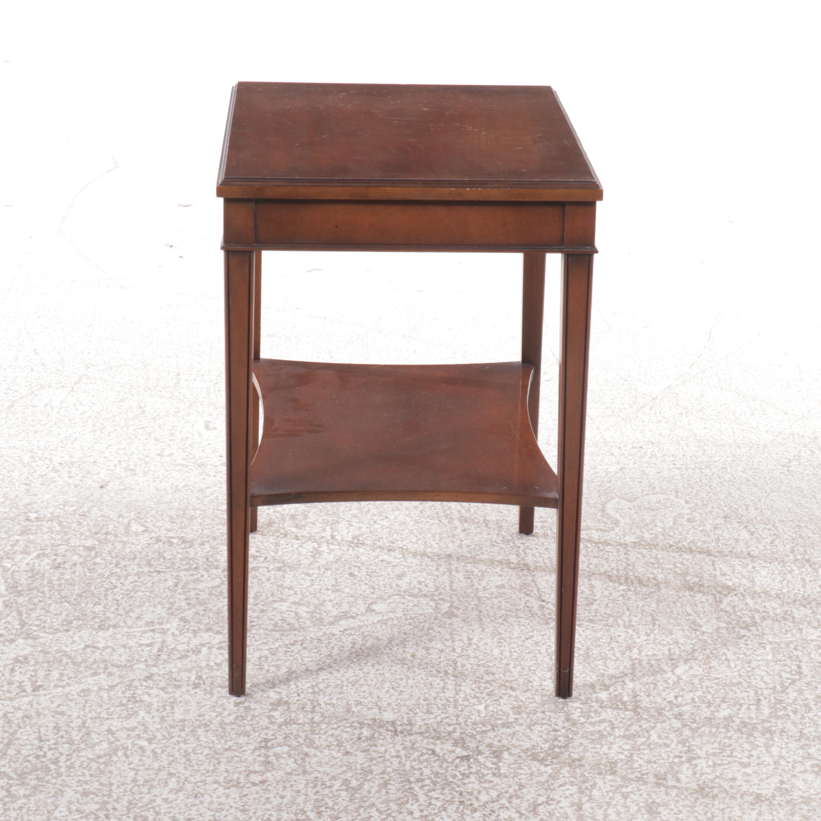 Regency Style Mahogany Tea Table, 20th Century