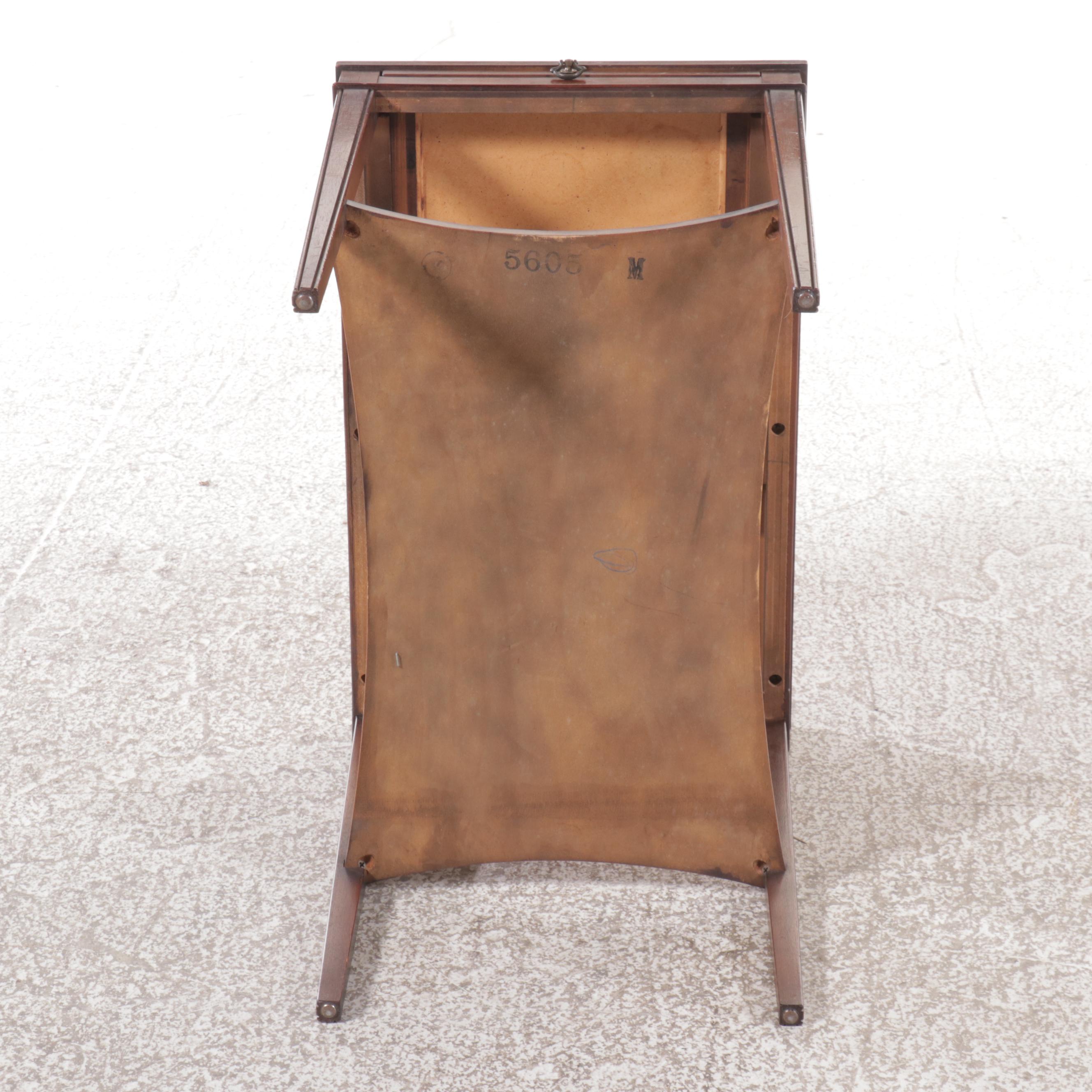 Regency Style Mahogany Tea Table, 20th Century