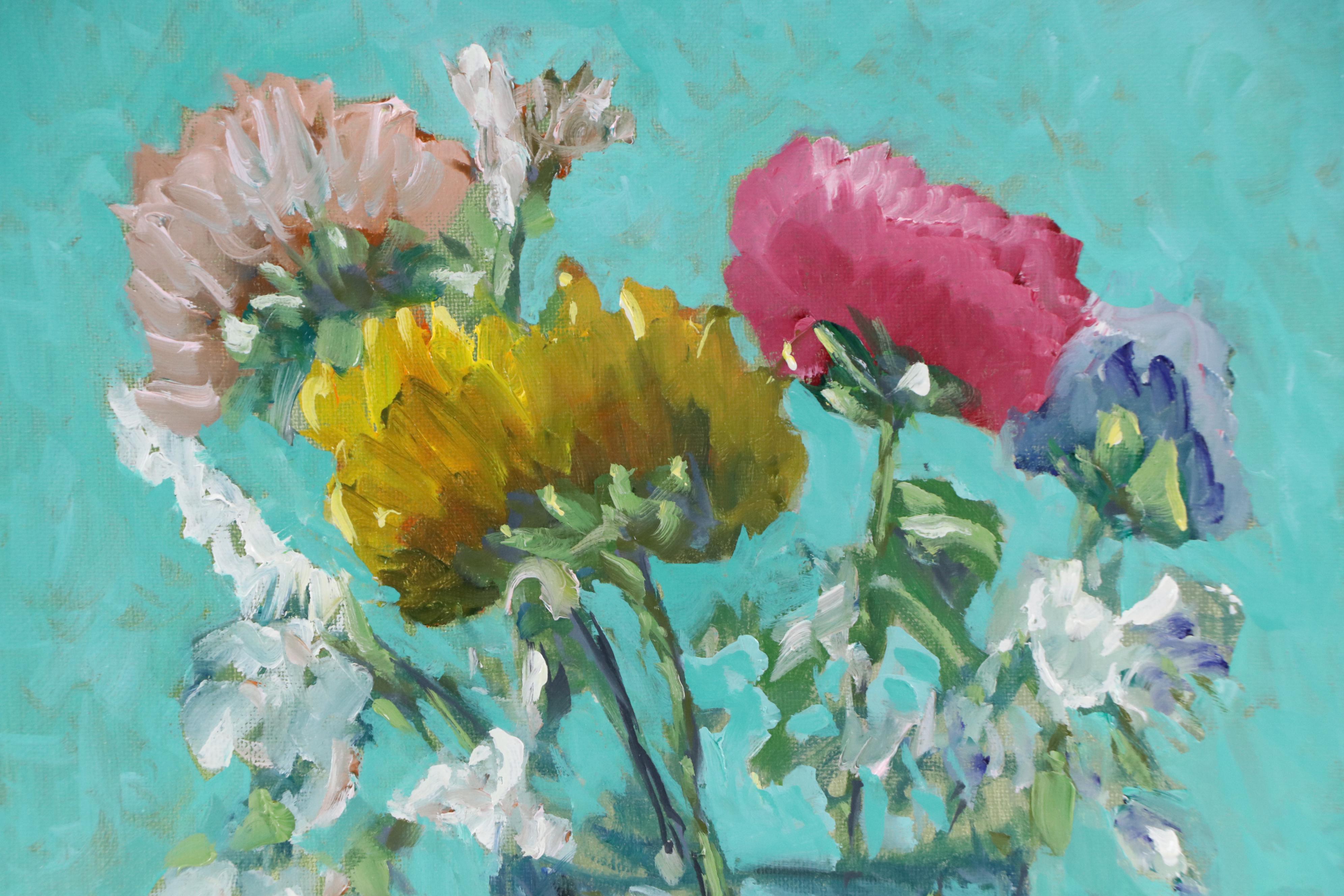 José M. Lima Floral Still Life Oil Painting, 2025