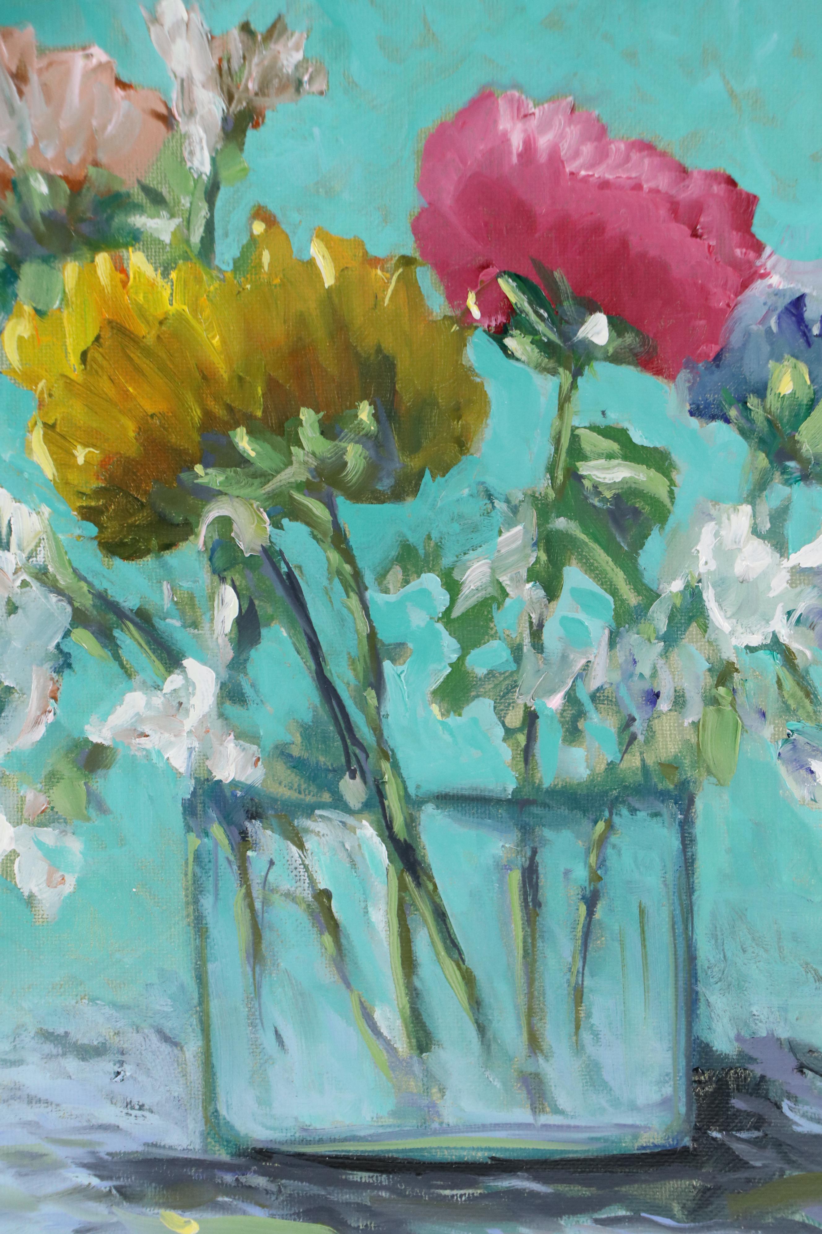 José M. Lima Floral Still Life Oil Painting, 2025