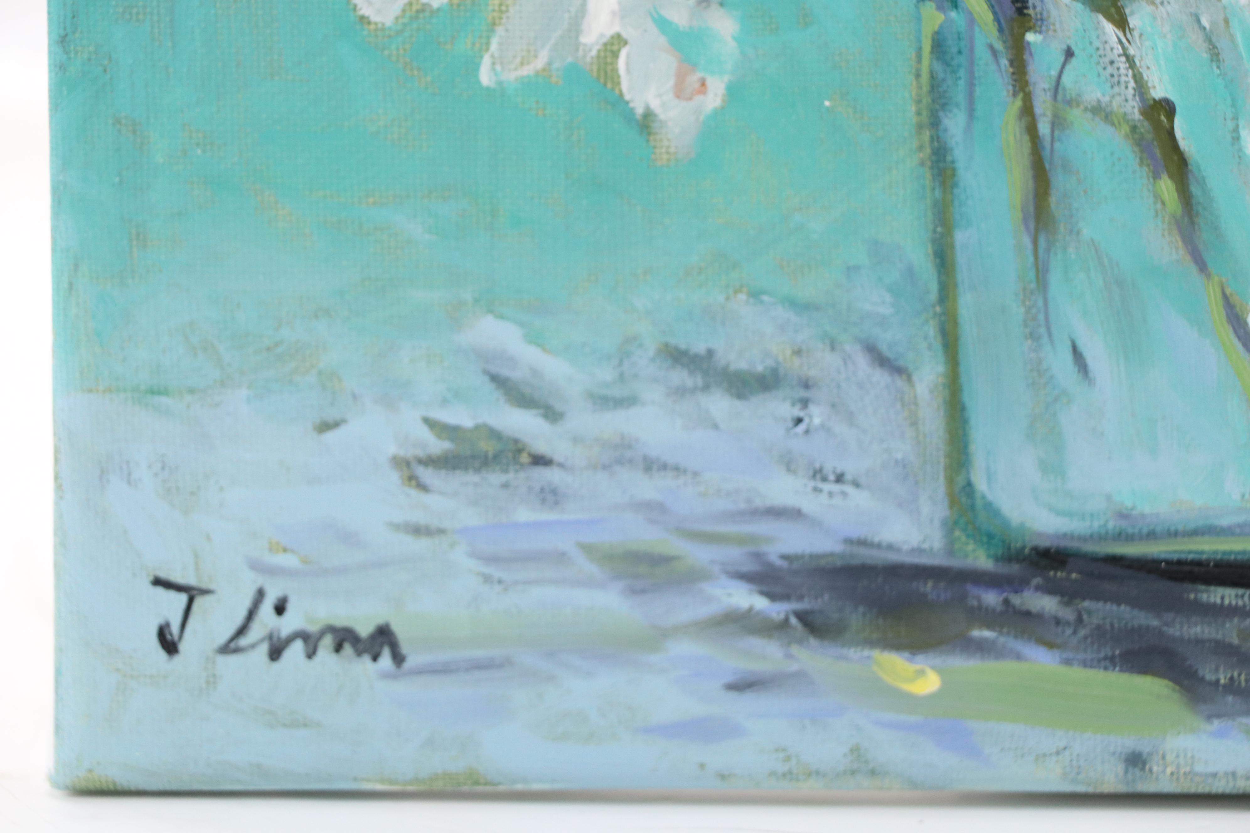 José M. Lima Floral Still Life Oil Painting, 2025