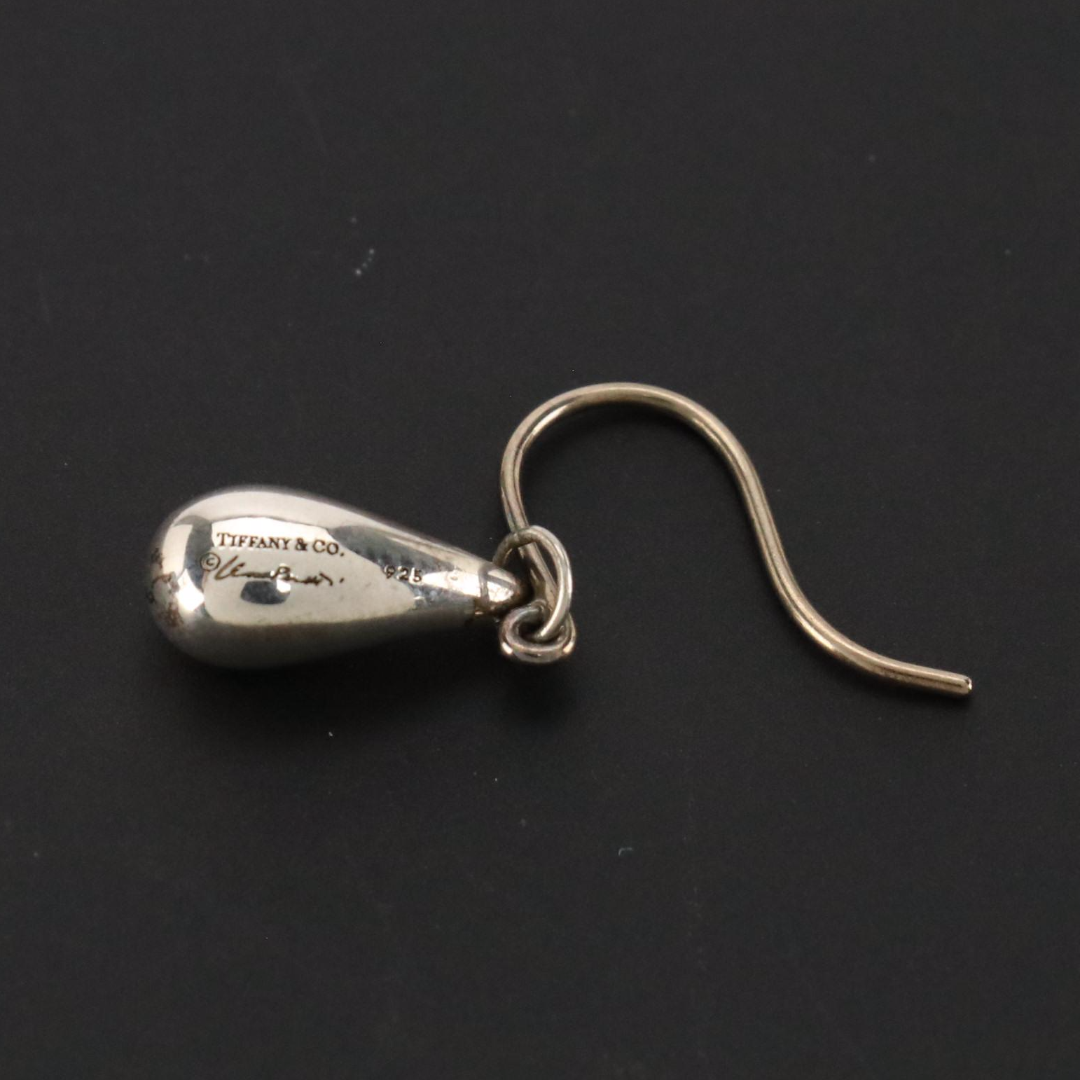 Elsa Peretti for Tiffany & Co. Sterling Teardrop Earrings