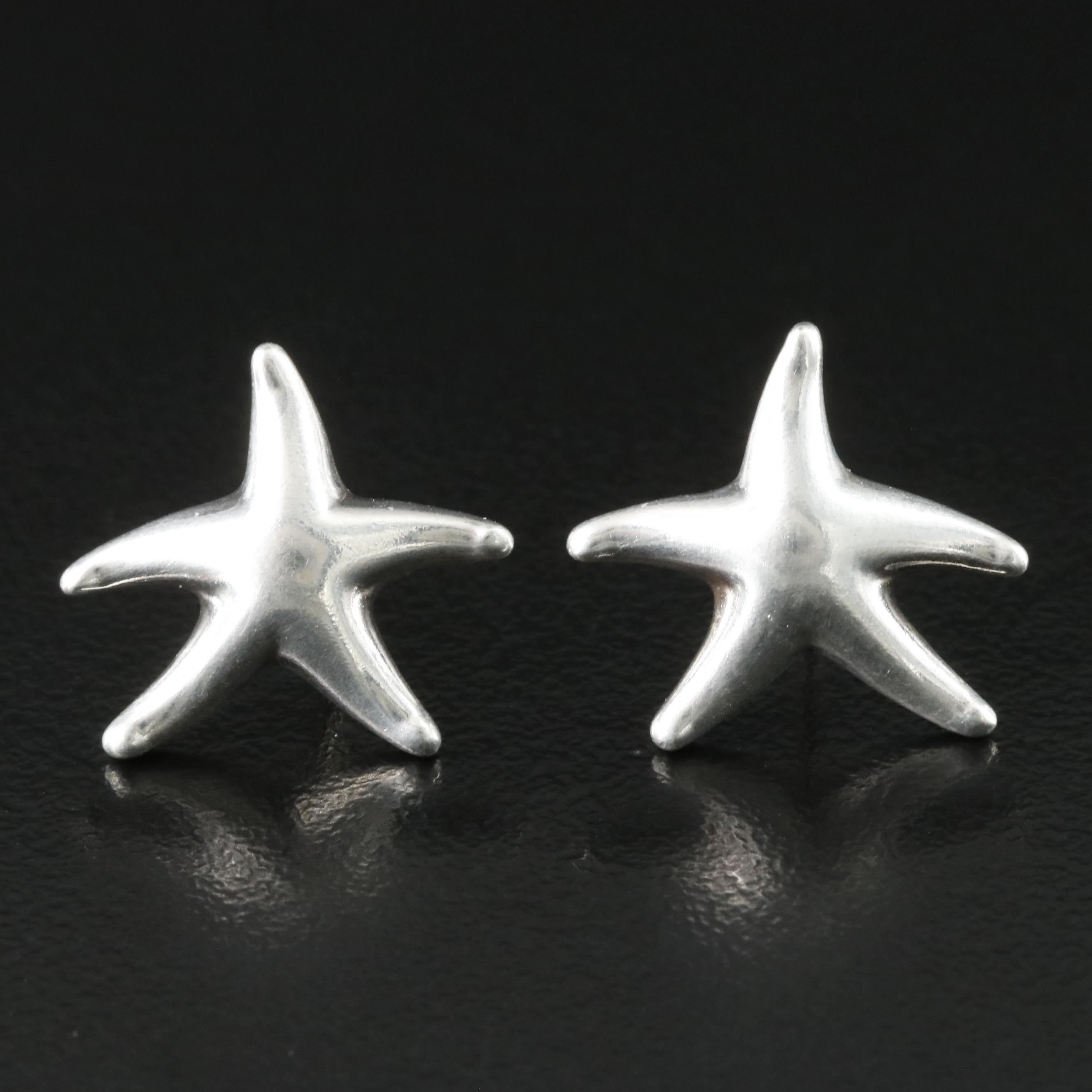 Elsa Peretti for Tiffany & Co. Sterling Starfish Earrings