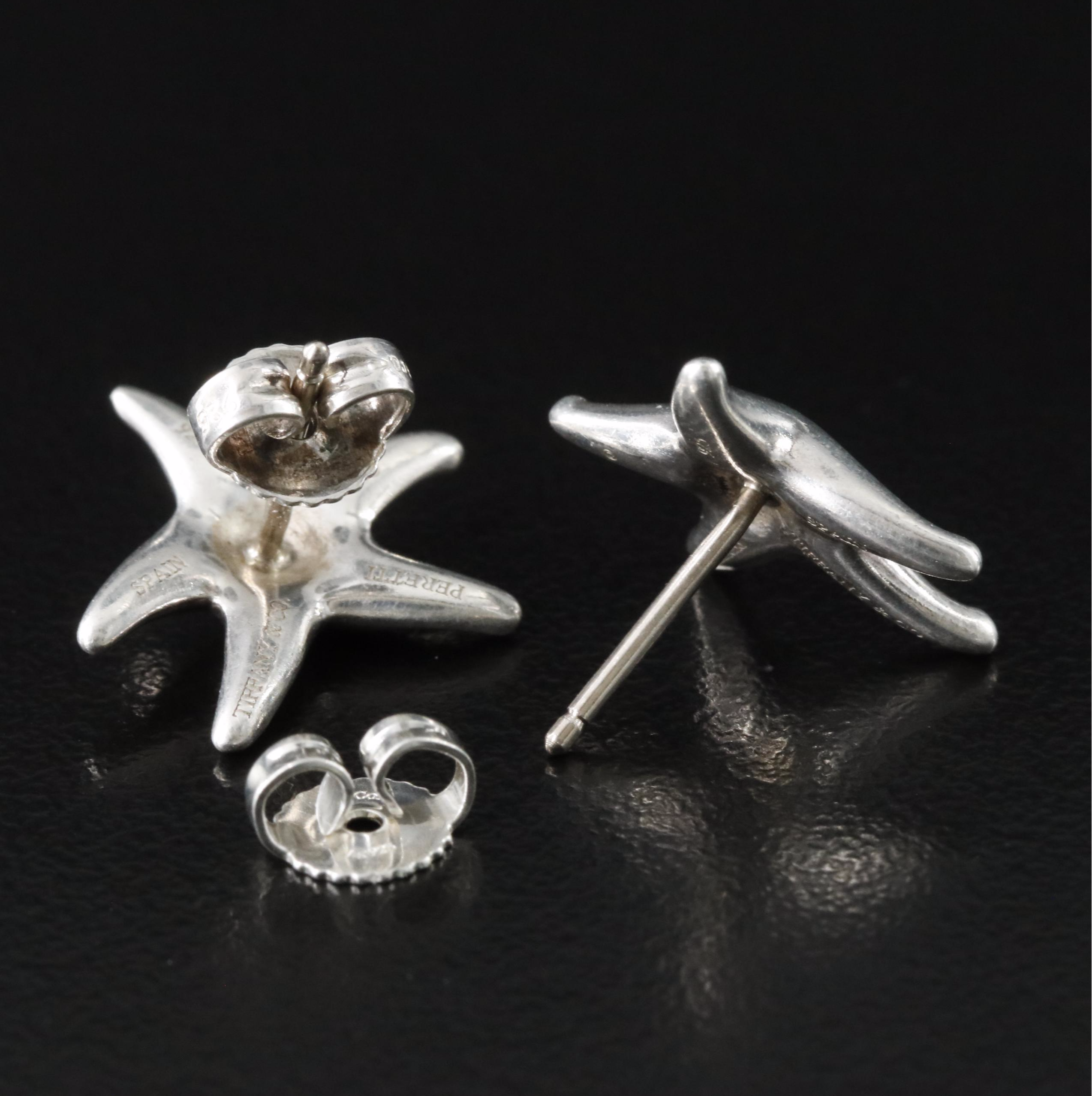 Elsa Peretti for Tiffany & Co. Sterling Starfish Earrings