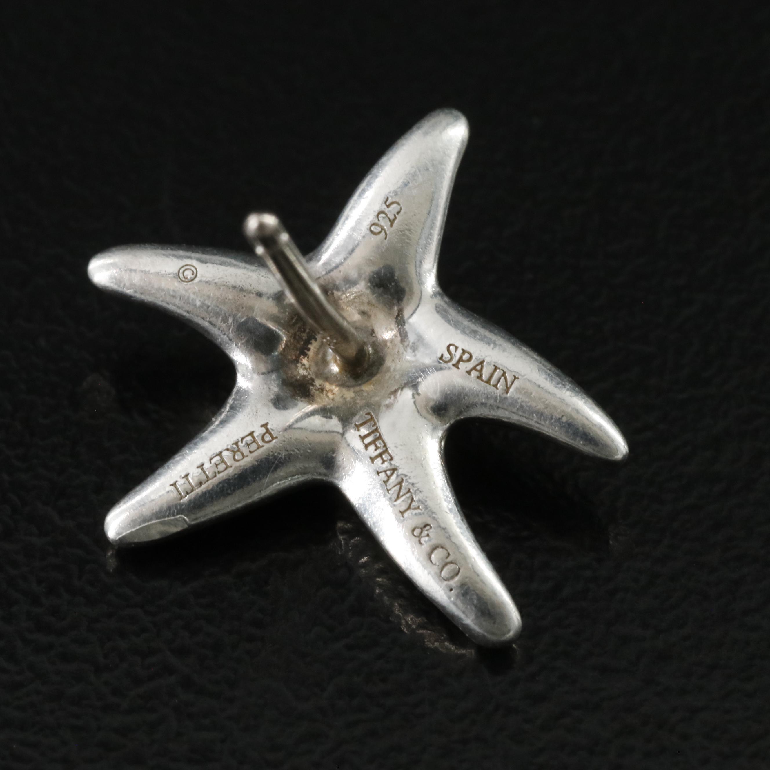 Elsa Peretti for Tiffany & Co. Sterling Starfish Earrings