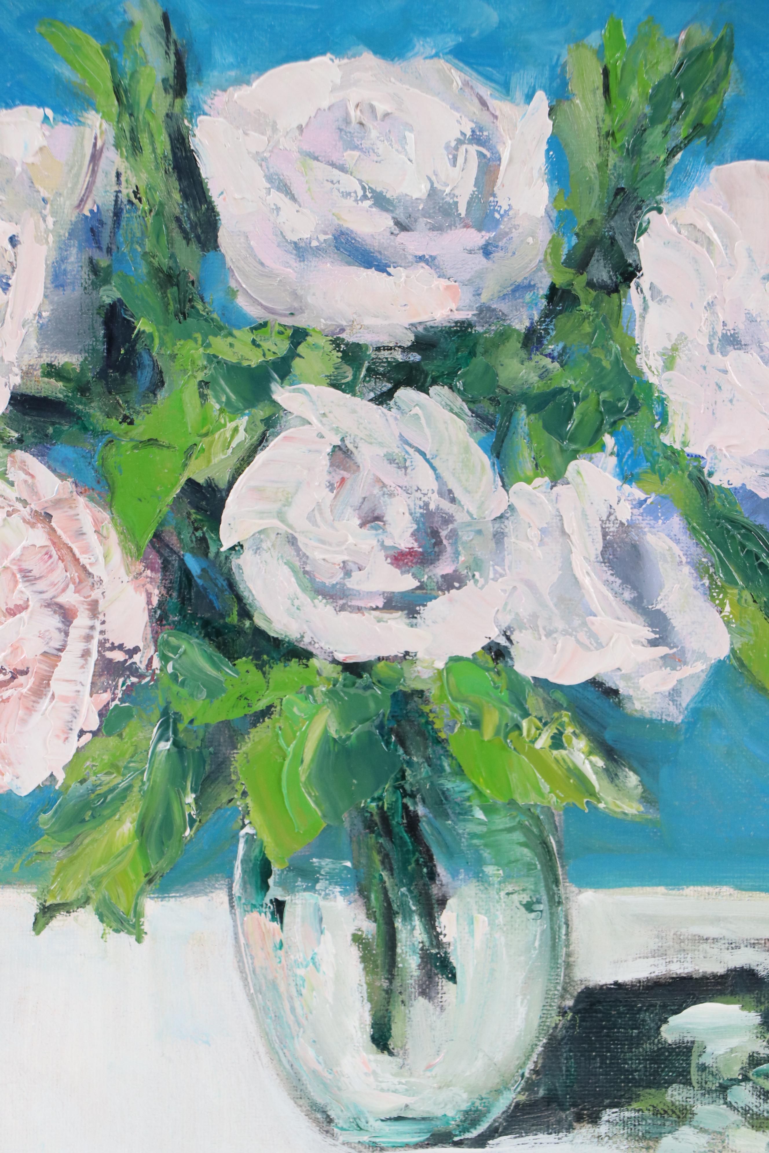 José M. Lima Floral Still Life Oil Painting, 2025