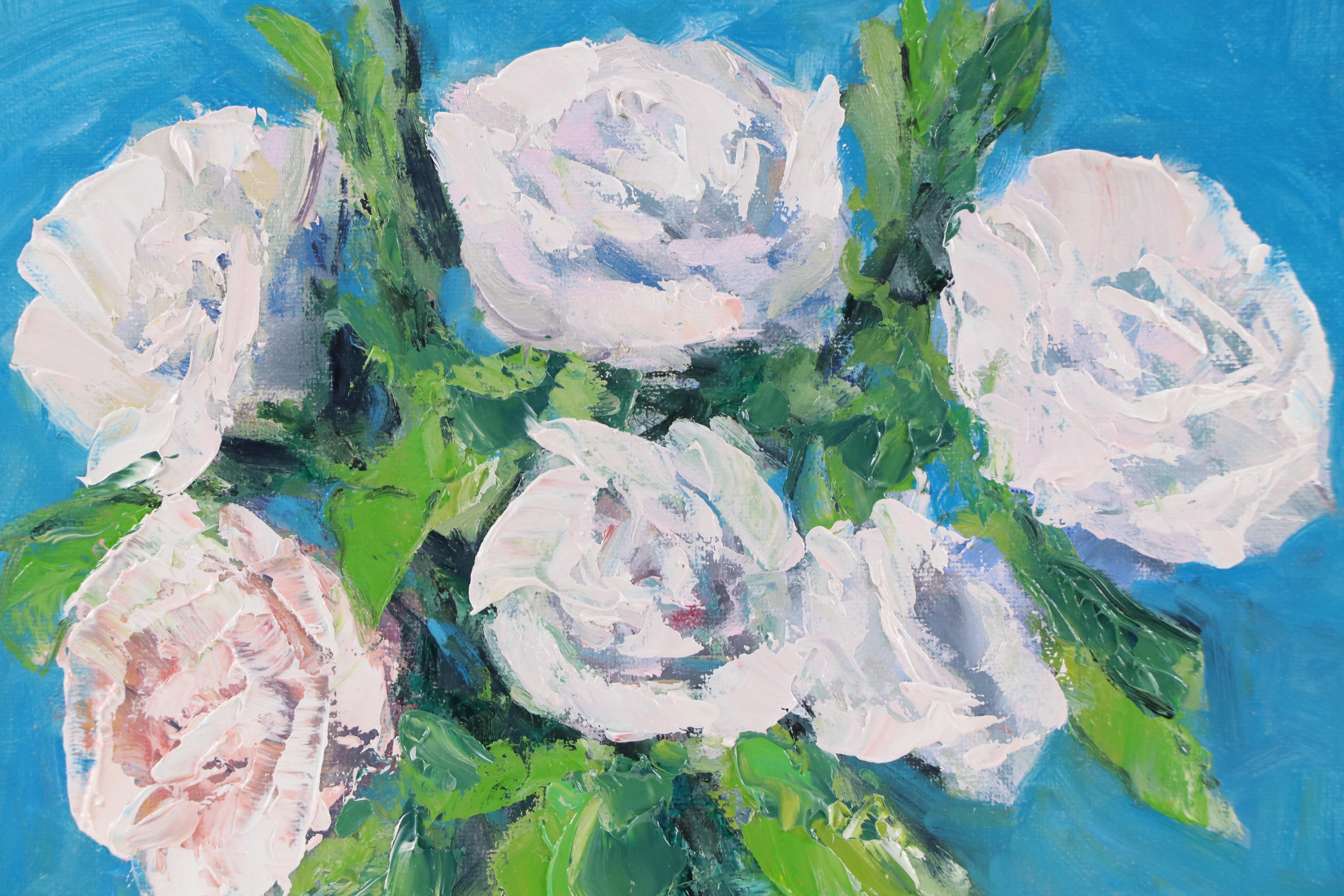 José M. Lima Floral Still Life Oil Painting, 2025