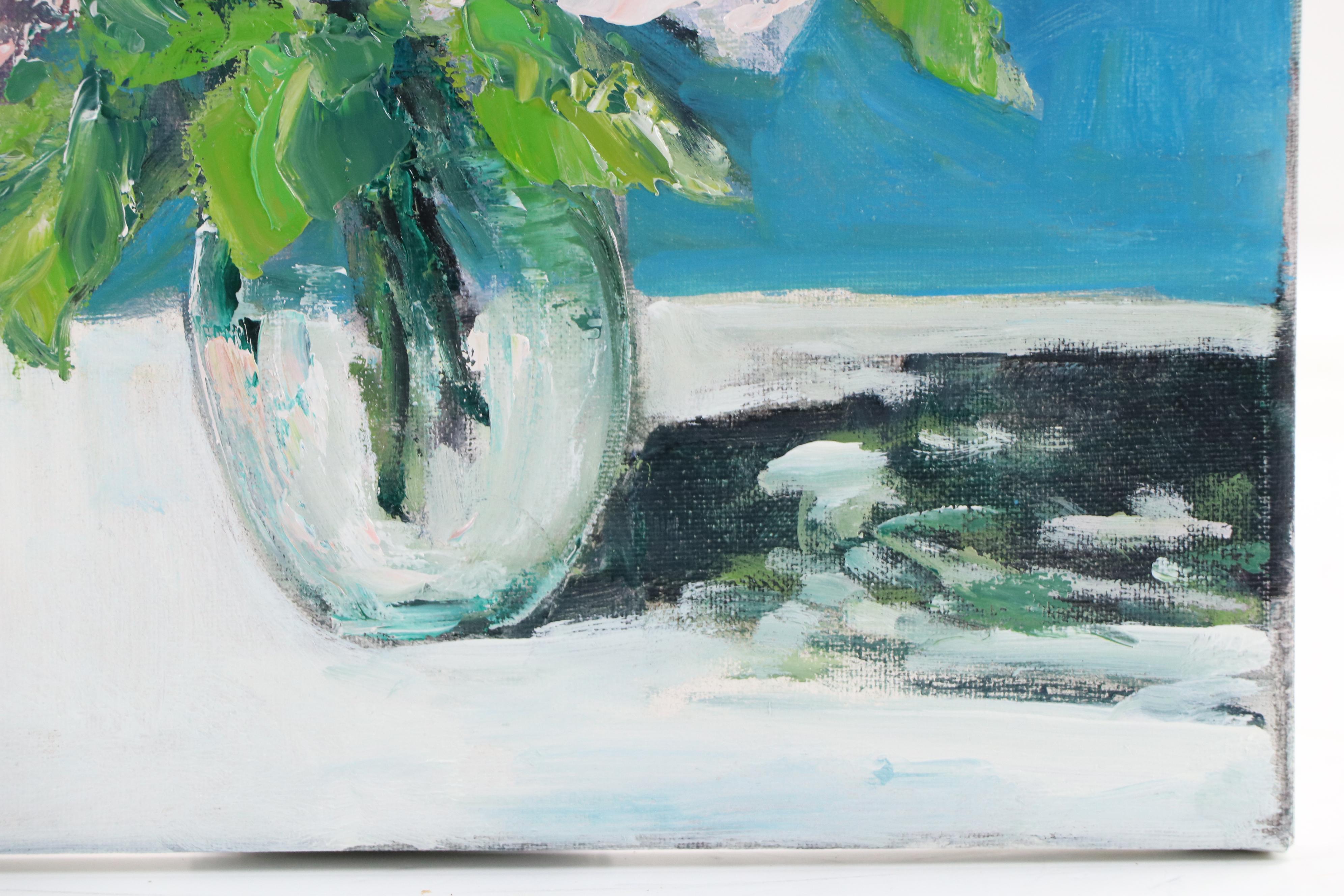 José M. Lima Floral Still Life Oil Painting, 2025