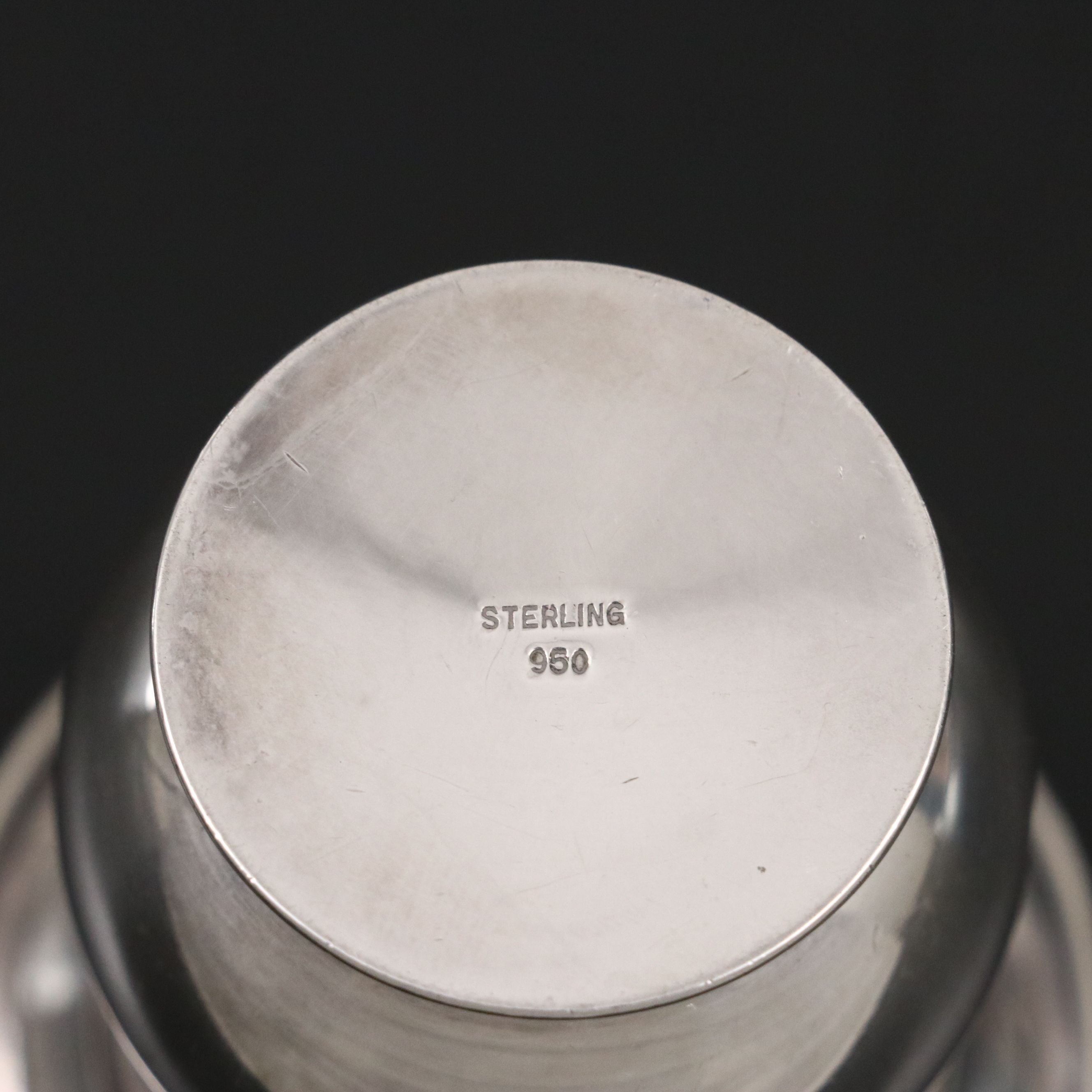 950 Sterling Silver Cup with Shakers