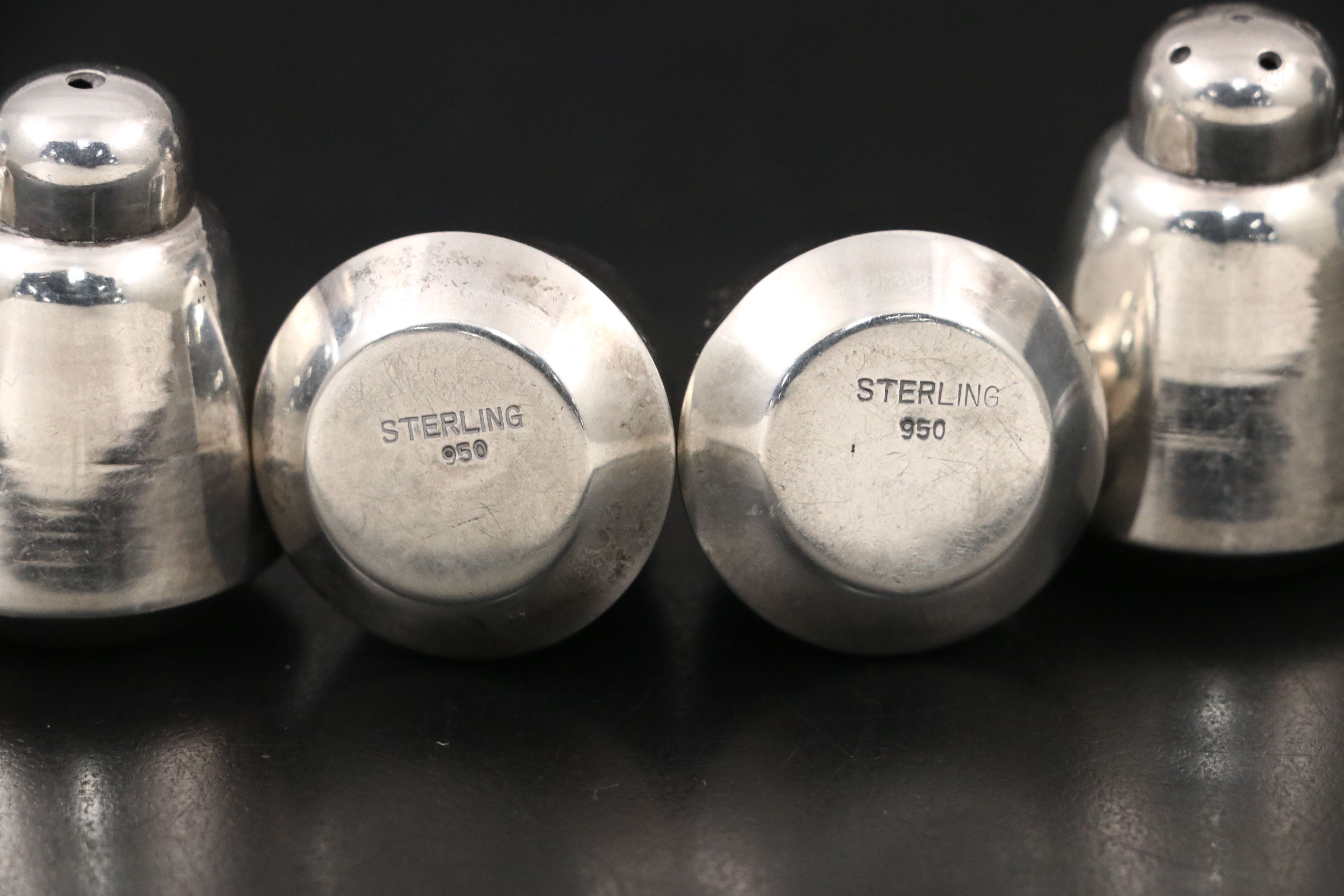 950 Sterling Silver Cup with Shakers