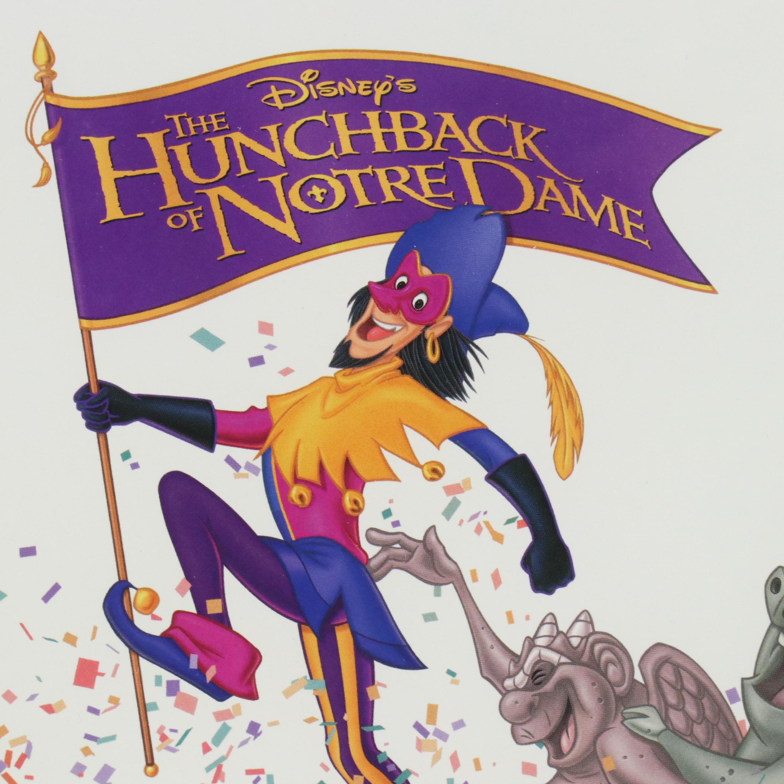 Disney Store Commemorative Offset Lithograph of "The Hunchback of Notre Dame"