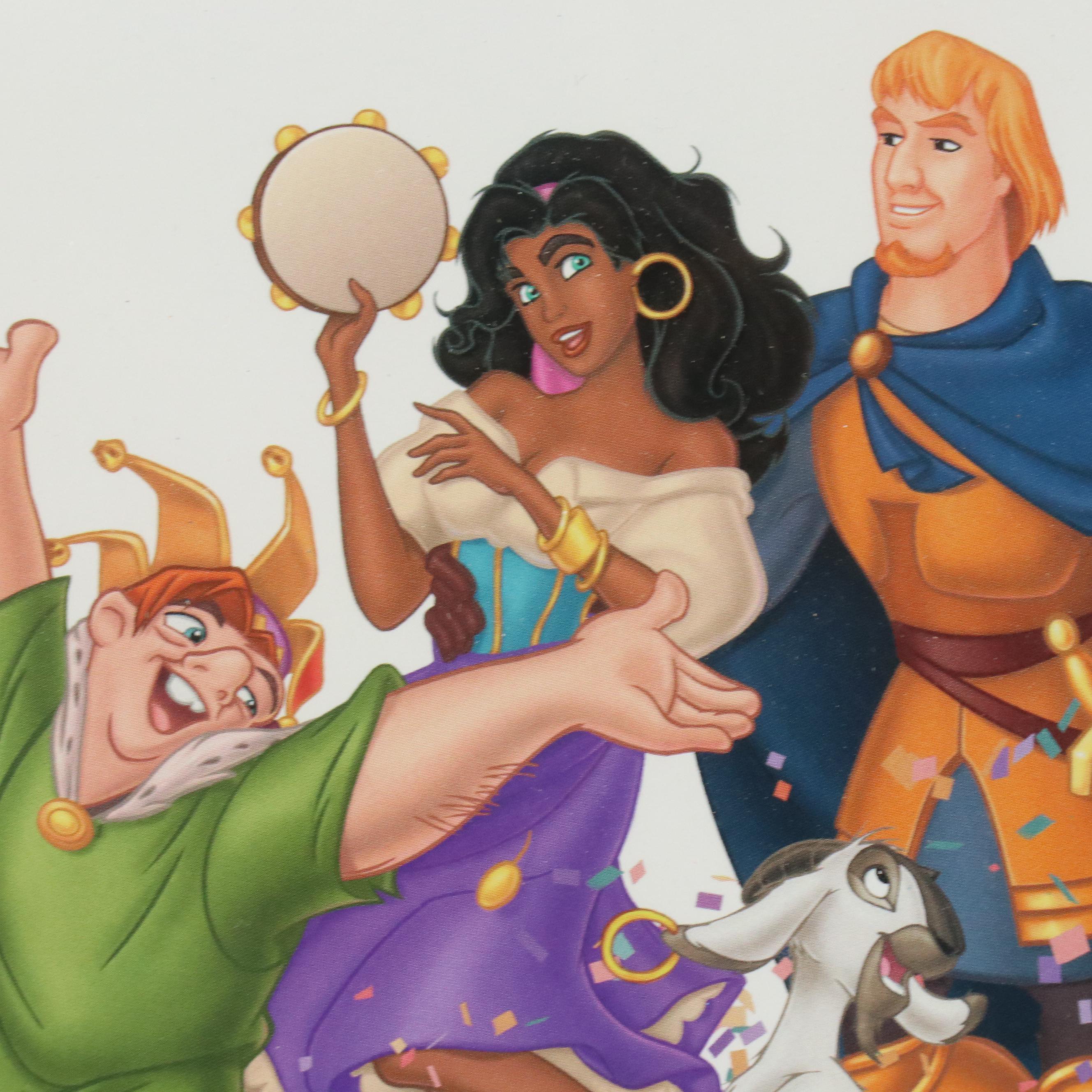 Disney Store Commemorative Offset Lithograph of "The Hunchback of Notre Dame"