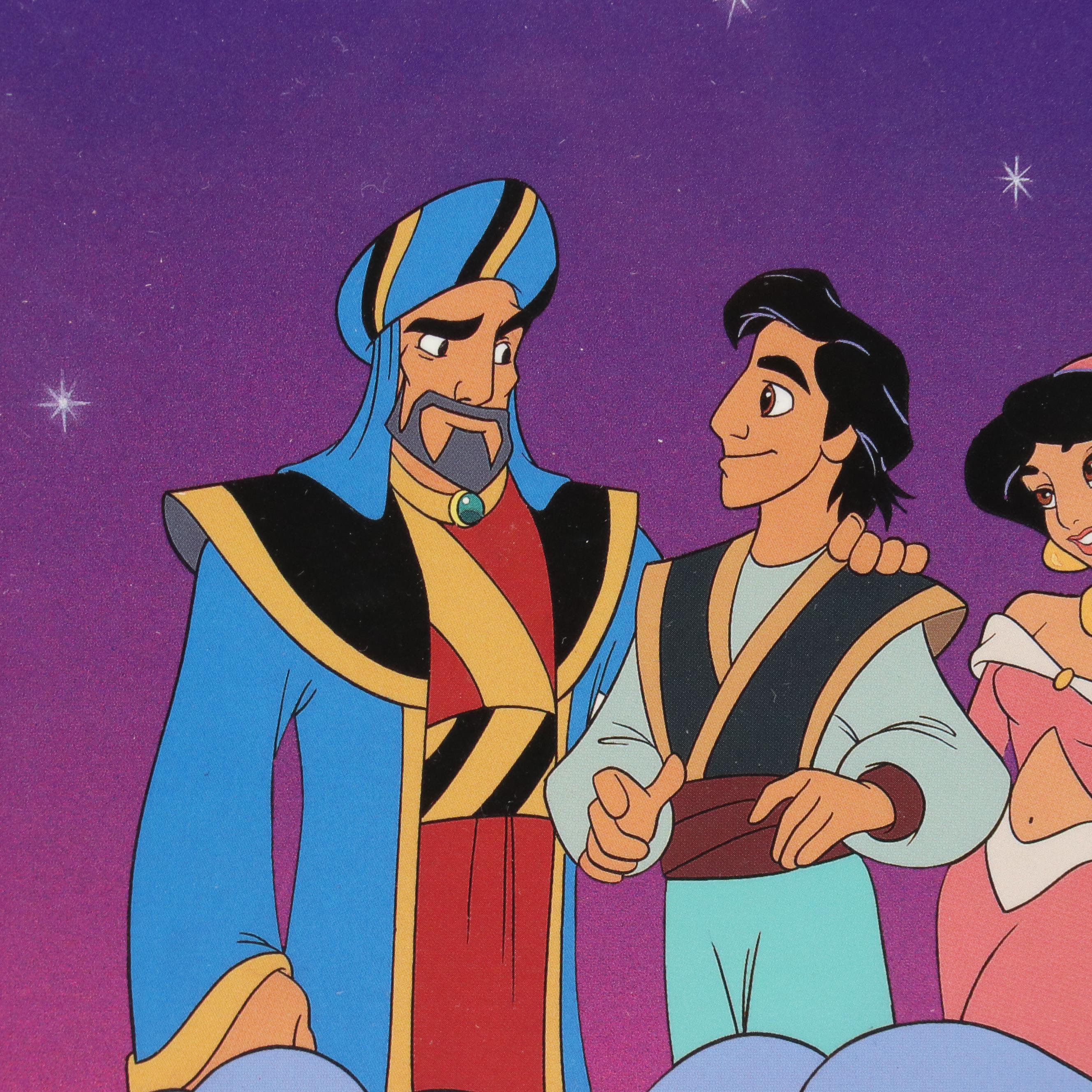 The Disney Store Commemorative Offset Lithograph of "Aladdin," 1996