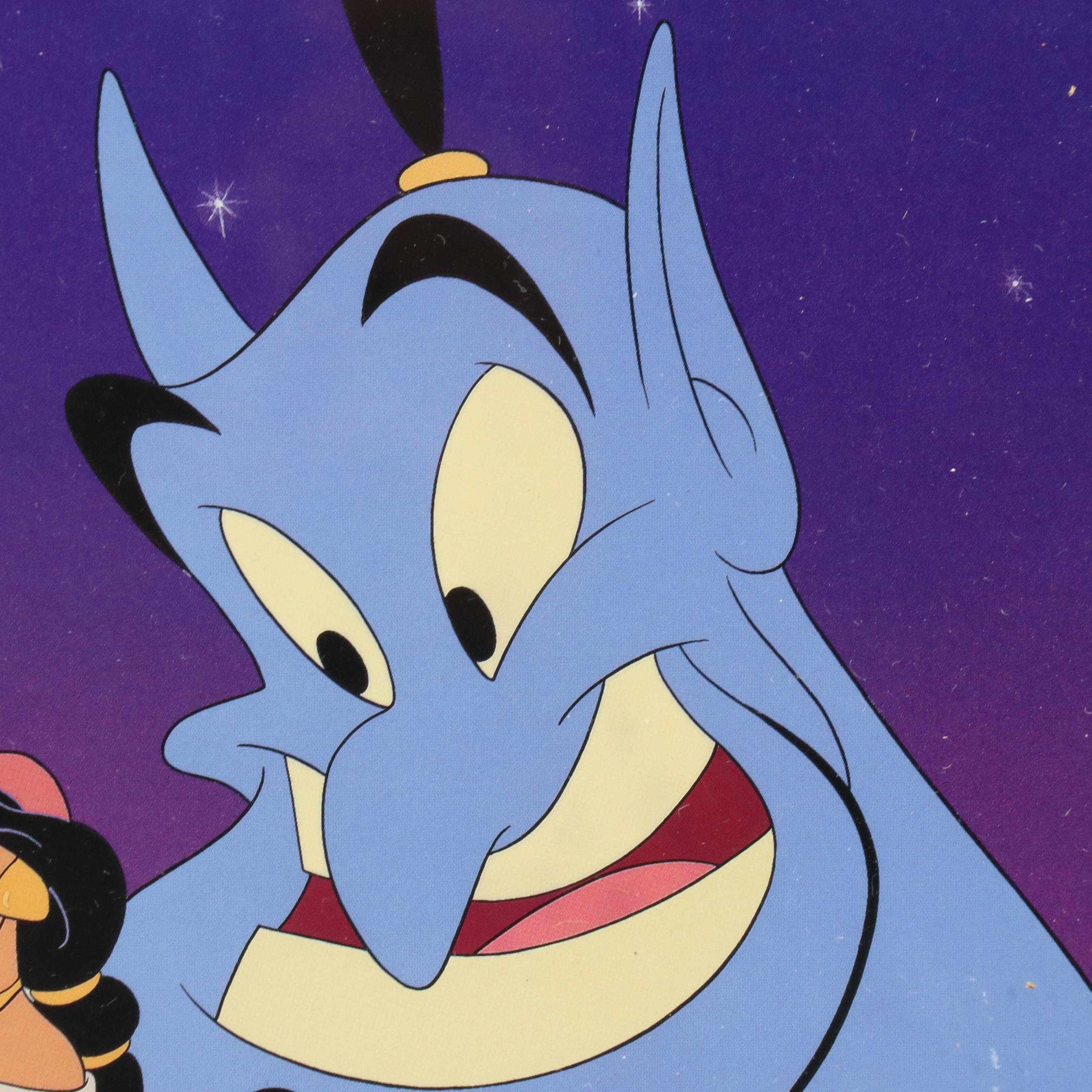 The Disney Store Commemorative Offset Lithograph of "Aladdin," 1996